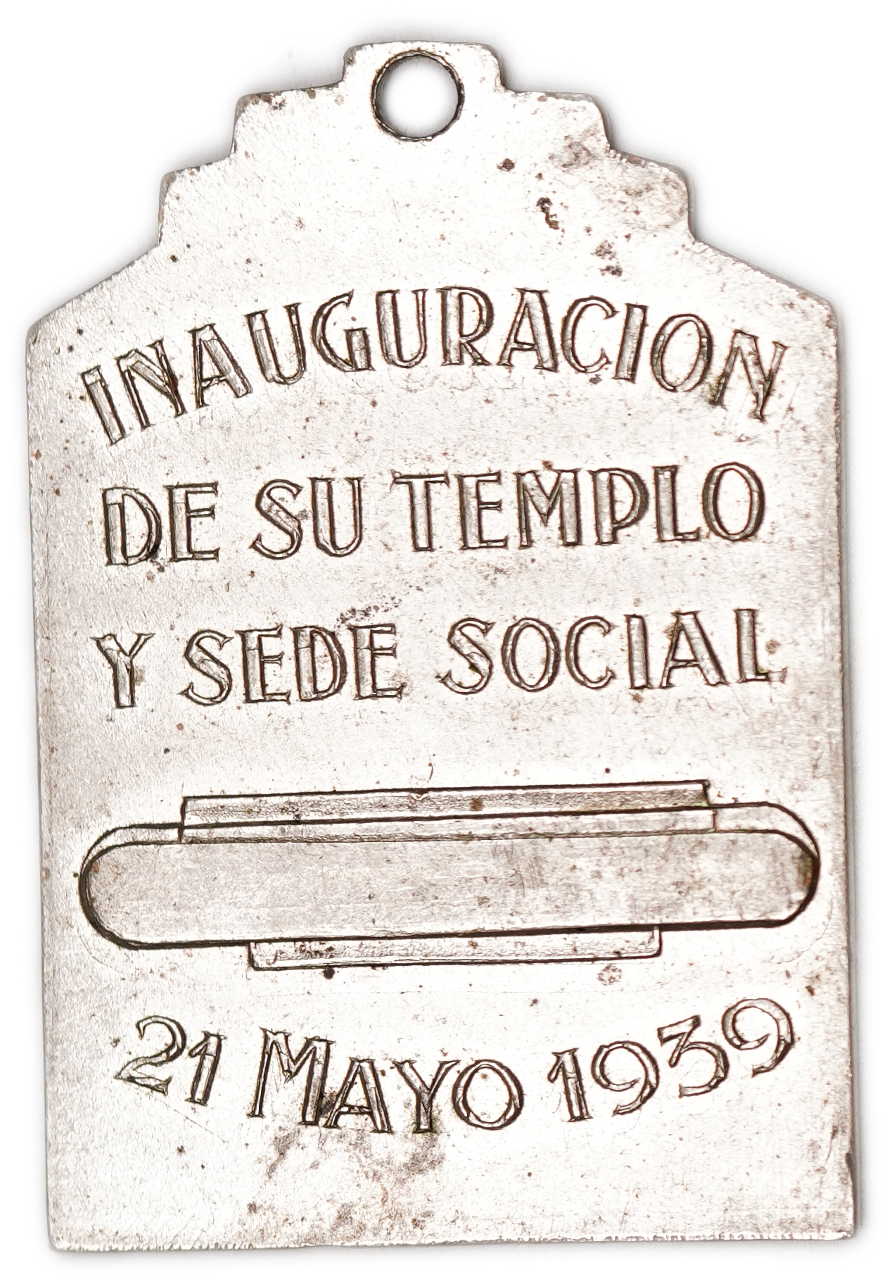 Judaica / Zionism - Argentina, Medal for the Inauguration of the Synagogue and Social Headquarters of “Agudath ... - 1 1
