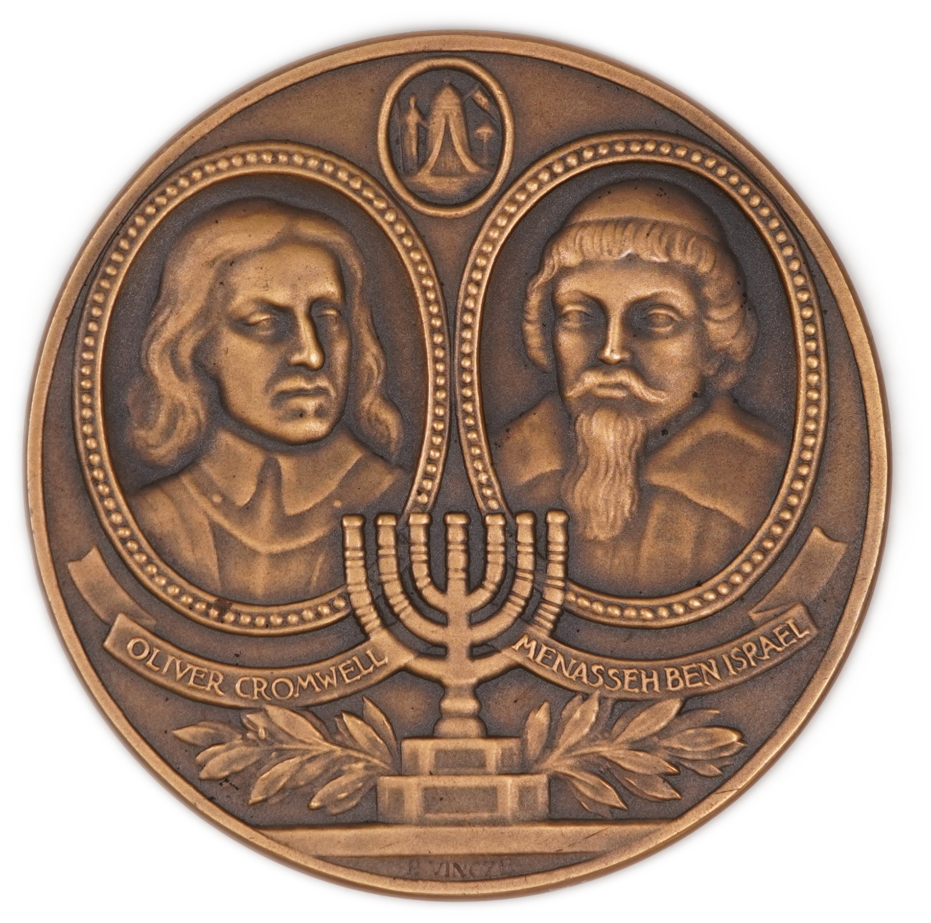 Judaica / Zionism - Great Britain, 300th Anniversary of the Resettlement of the Jews in England - Menasseh Ben ... - 1 1