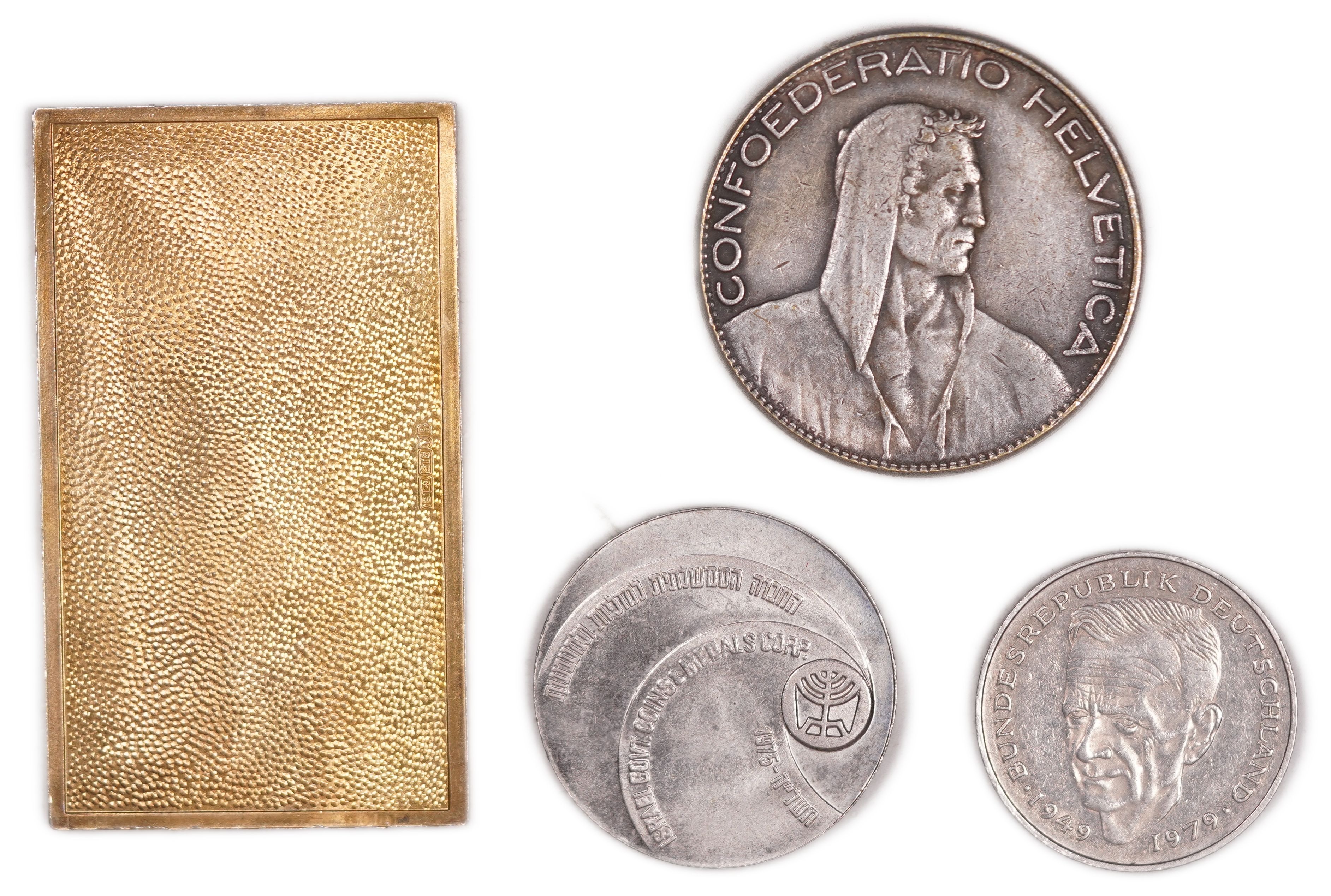 Israel - Collection of 27 tokens, coins and a commemorative stamp There are about 20 tokens from the Government ... - 1 6