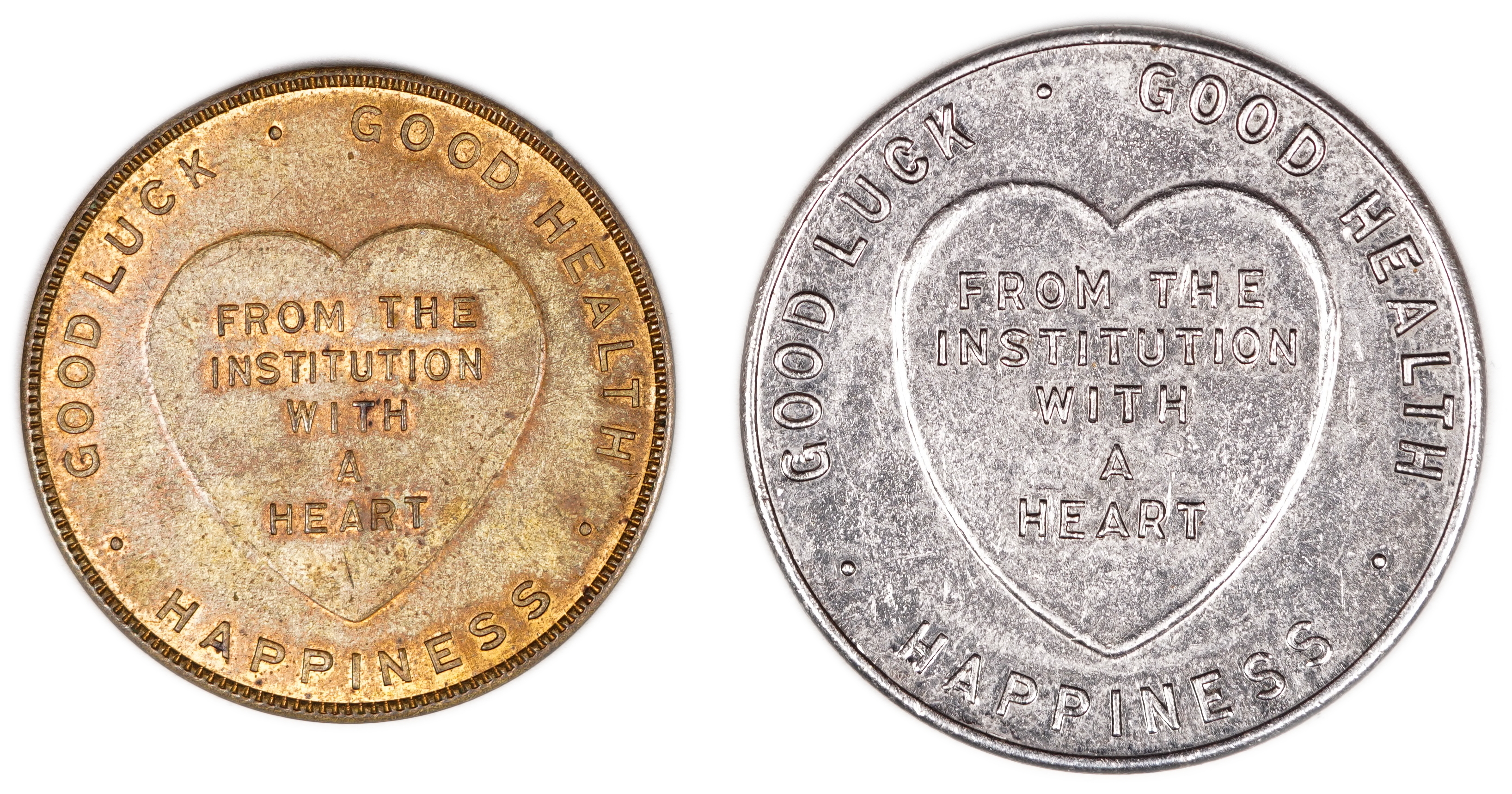 Judaica / USA, Two Medals - New Mount Sinai Hospital, Los Angeles, Mid-20th Century - 1 1