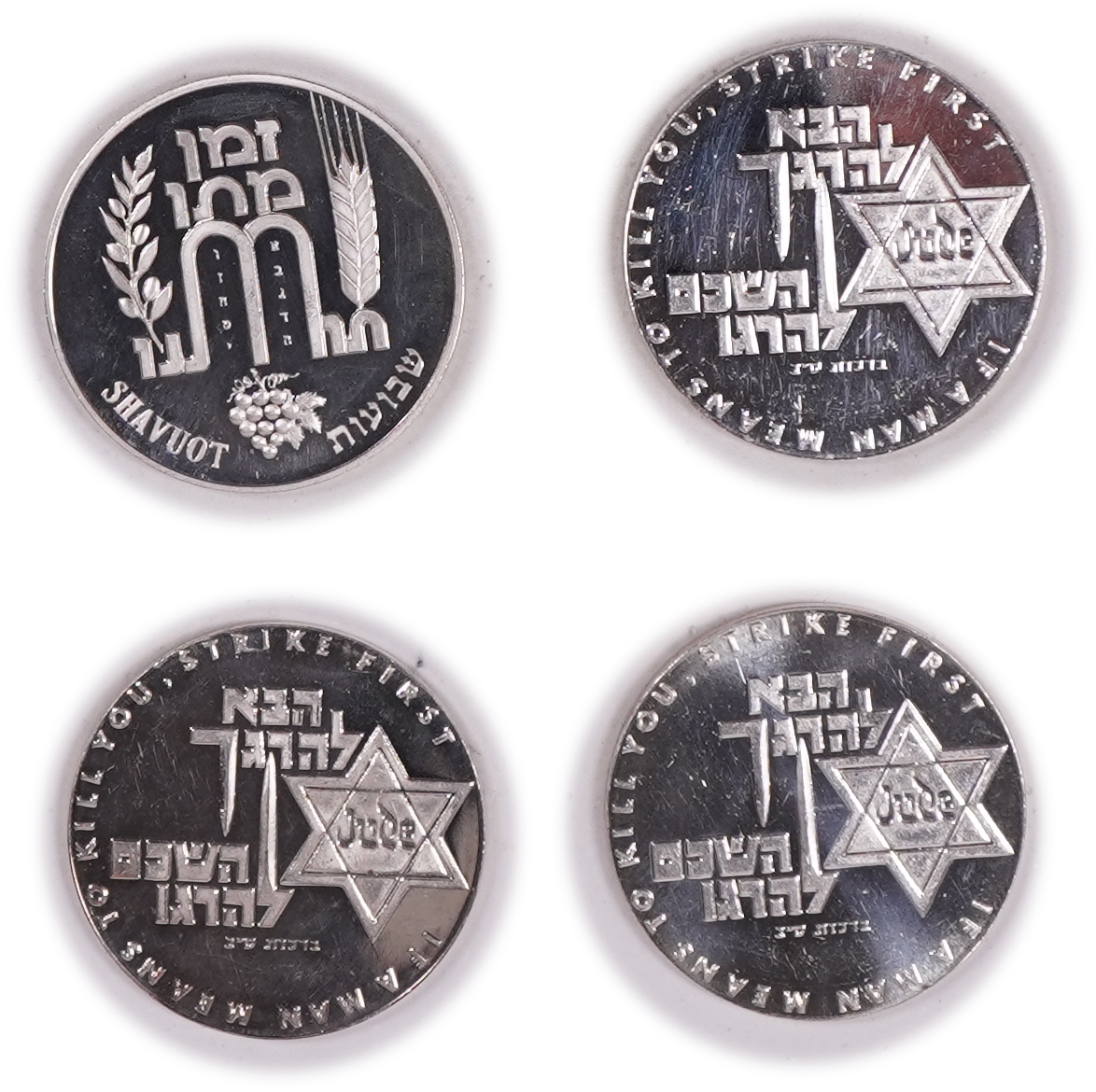 Israel - Collection of Israeli Silver Medals - Silver 935, approx. 415.1g (12.5 oz pure silver) - 1 2