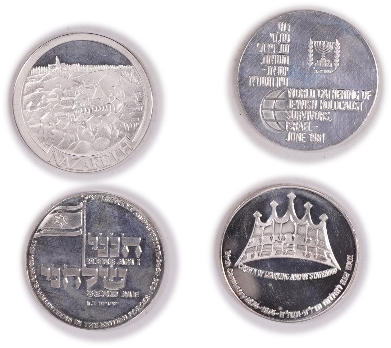 Israel - Collection of Israeli Silver Medals - Silver 935, approx. 415.1g (12.5 oz pure silver) - 1 6