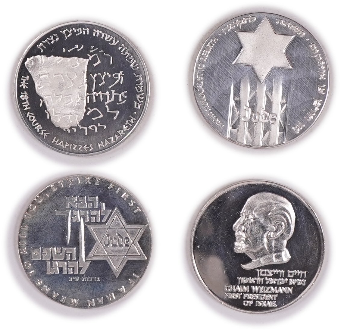 Israel - Collection of Israeli Silver Medals - Silver 935, approx. 415.1g (12.5 oz pure silver) - 1 7