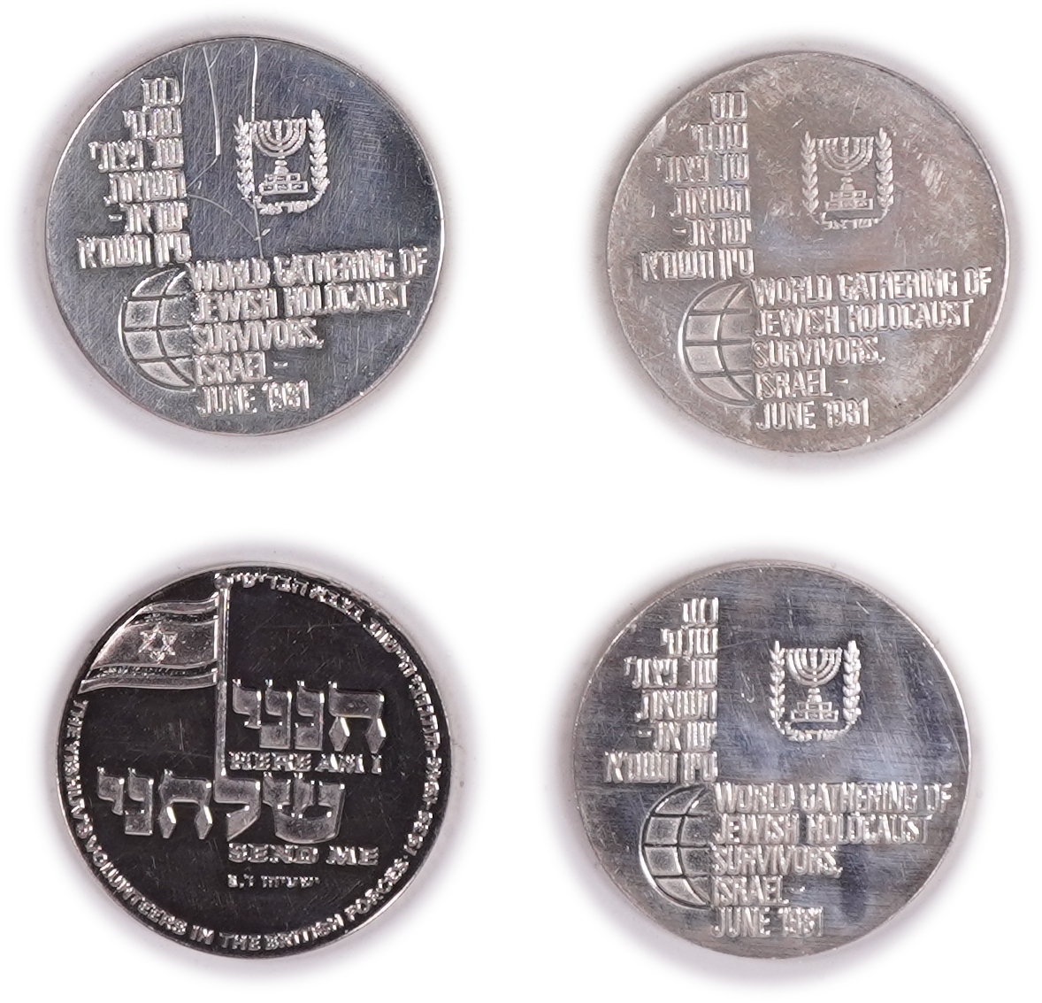 Israel - Collection of Israeli Silver Medals - Silver 935, approx. 415.1g (12.5 oz pure silver) - 1 9