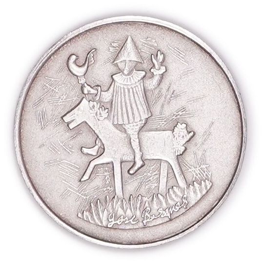Israel - “Cameo of Love” - State Medal 1992 - Silver .999, 60g (1.93 oz ASW), 50 mm - 1 1