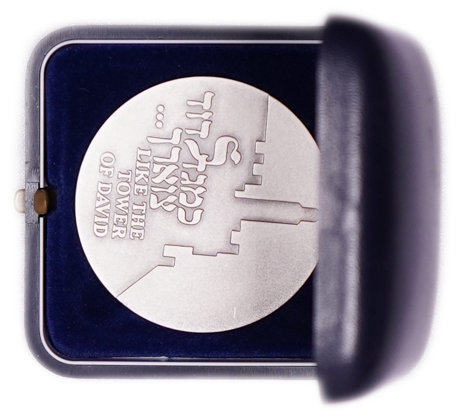 Israel - King David - Third in the “Four Who Had Renowned Coins” Series - Silver 925, 59g (approx. 54.58g pure ... - 1 2