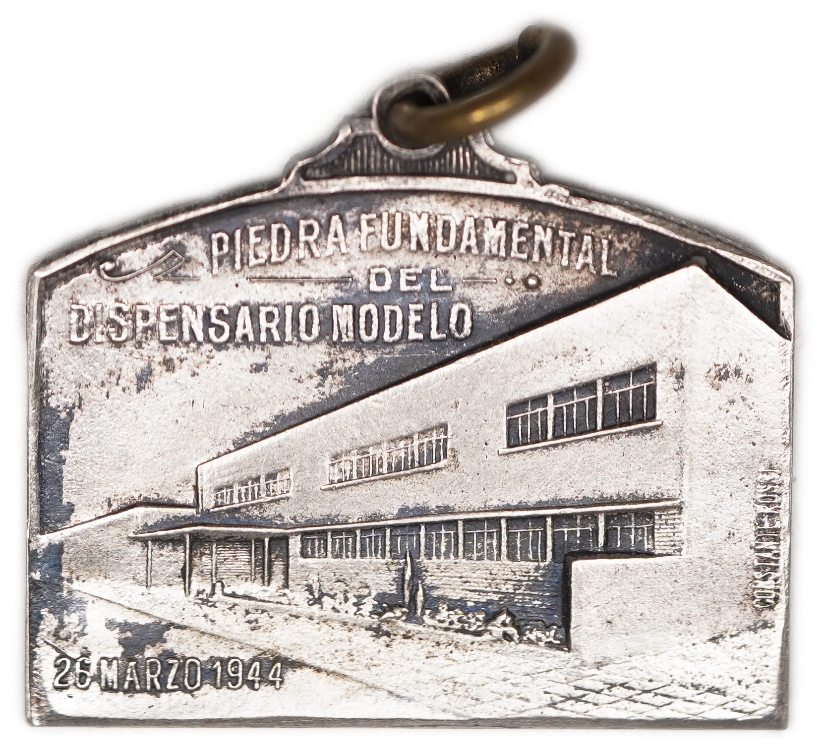 Judaica / Zionism - Argentina, Medal for the Laying of the Cornerstone of the “Dispensario Modelo” of the Liga ... - 1 1