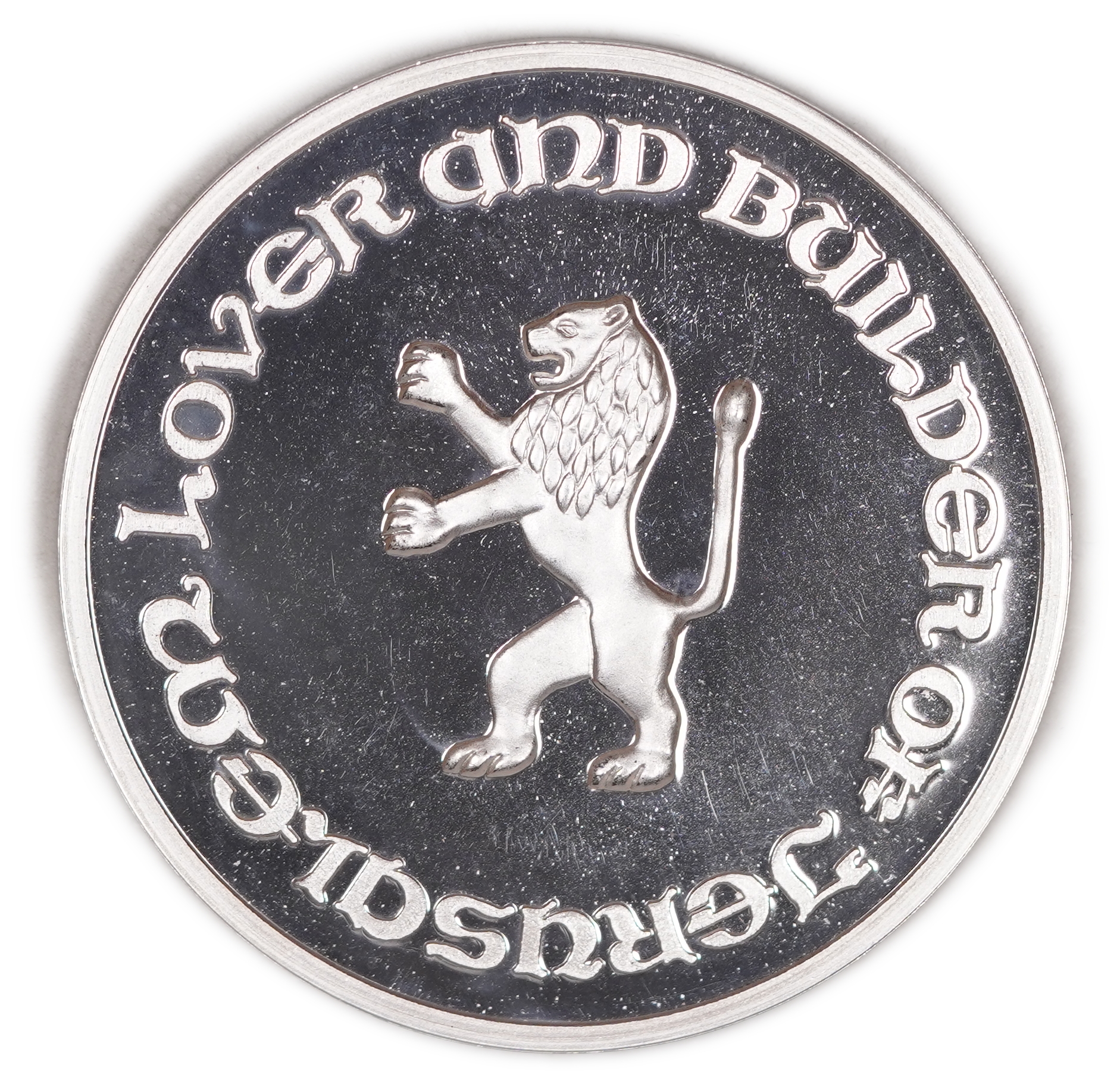 Israel - “Lover and Builder of Jerusalem” Teddy Kollek Medal - Silver 925, 61.5g (approx. 56.9g pure silver, 1.82 ... - 1 1