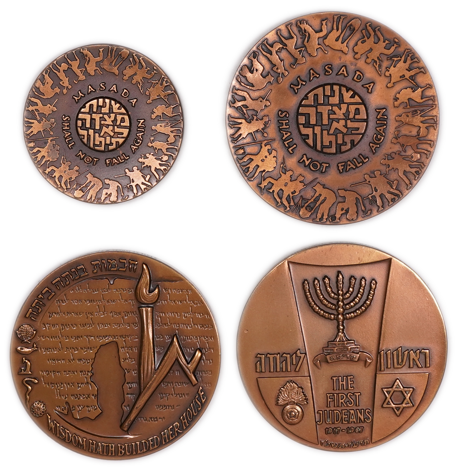 Israel - Large group of 20 bronze medals from the Government Coin and Medal Company, varying years, themes and ... - 1 4