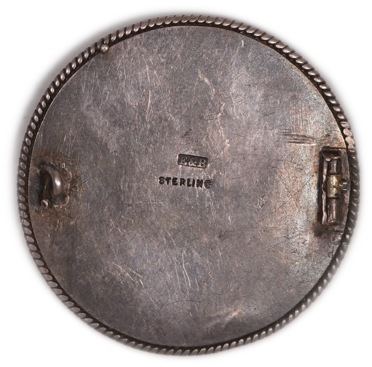 Judaica / Zionism - Great Britain, Benjamin Disraeli Memorial Brooch - Sterling Silver, Early 20th Century - 1 1