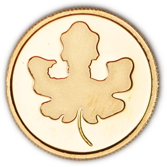 Israel - 1 New Sheqel 2017 - Adam and Eve - Gold 999, 1.244g (0.04 oz pure gold), 13.92mm - 1 0