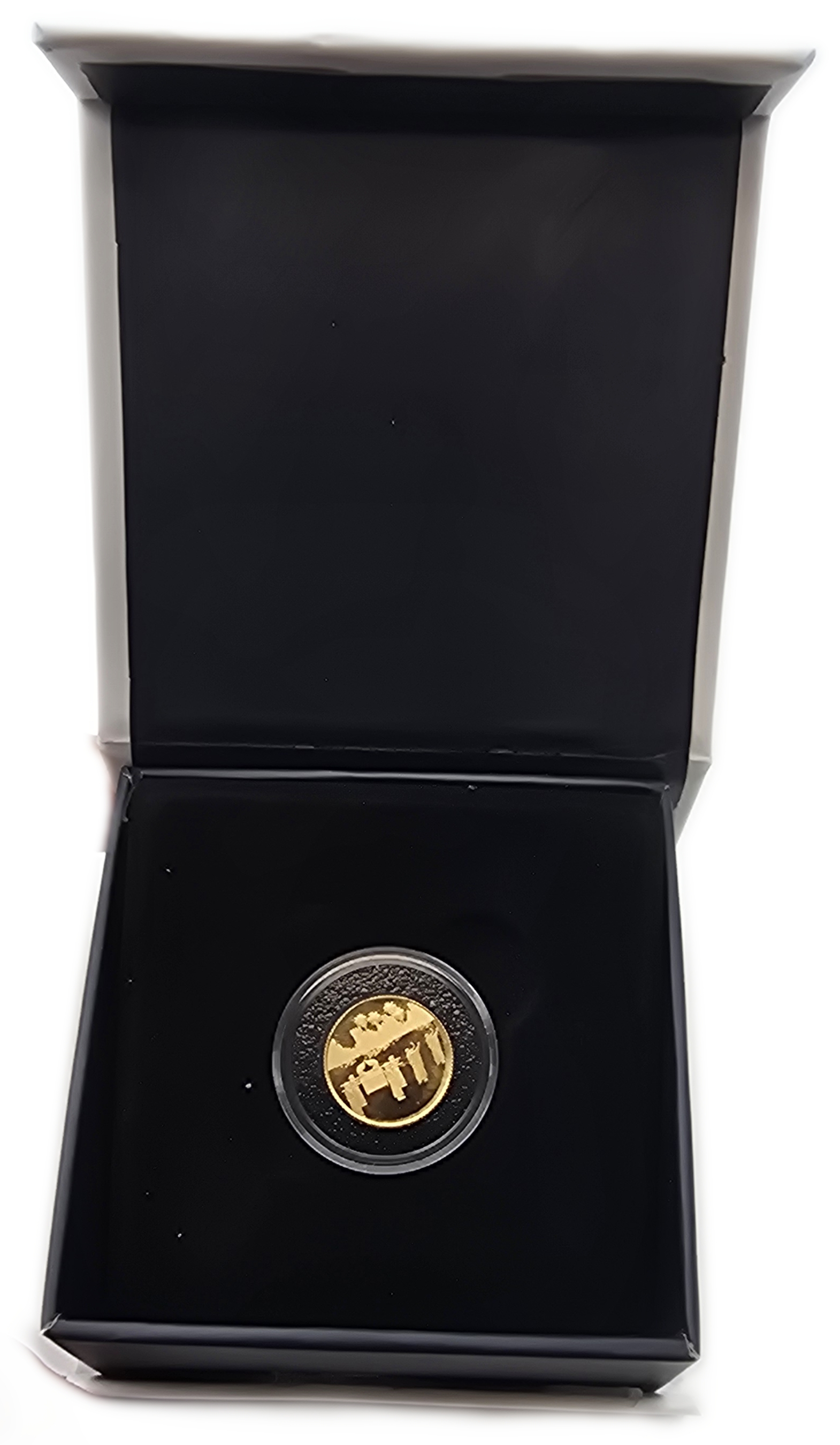 Israel - 1 New Sheqel 2025 - The Fall of Jericho’s Walls - Gold 999, 1.244g (0.04 oz pure gold), 13.92mm - 1 2