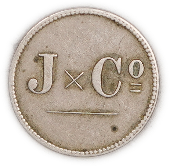 Curacao - 1 Stuiver (Jesurun & Co.) 1874 - Brass-Nickel, 1.15g, 15mm - 1 1