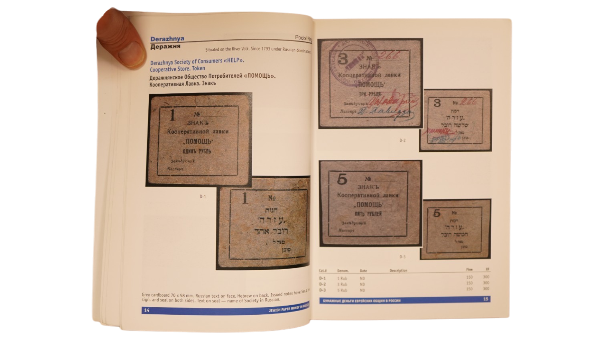 Numismatics Literature - Jewish Paper Money in Russia - Dmitry Kharitonov - English and Russian Catalog of Jewish ... - 1 2
