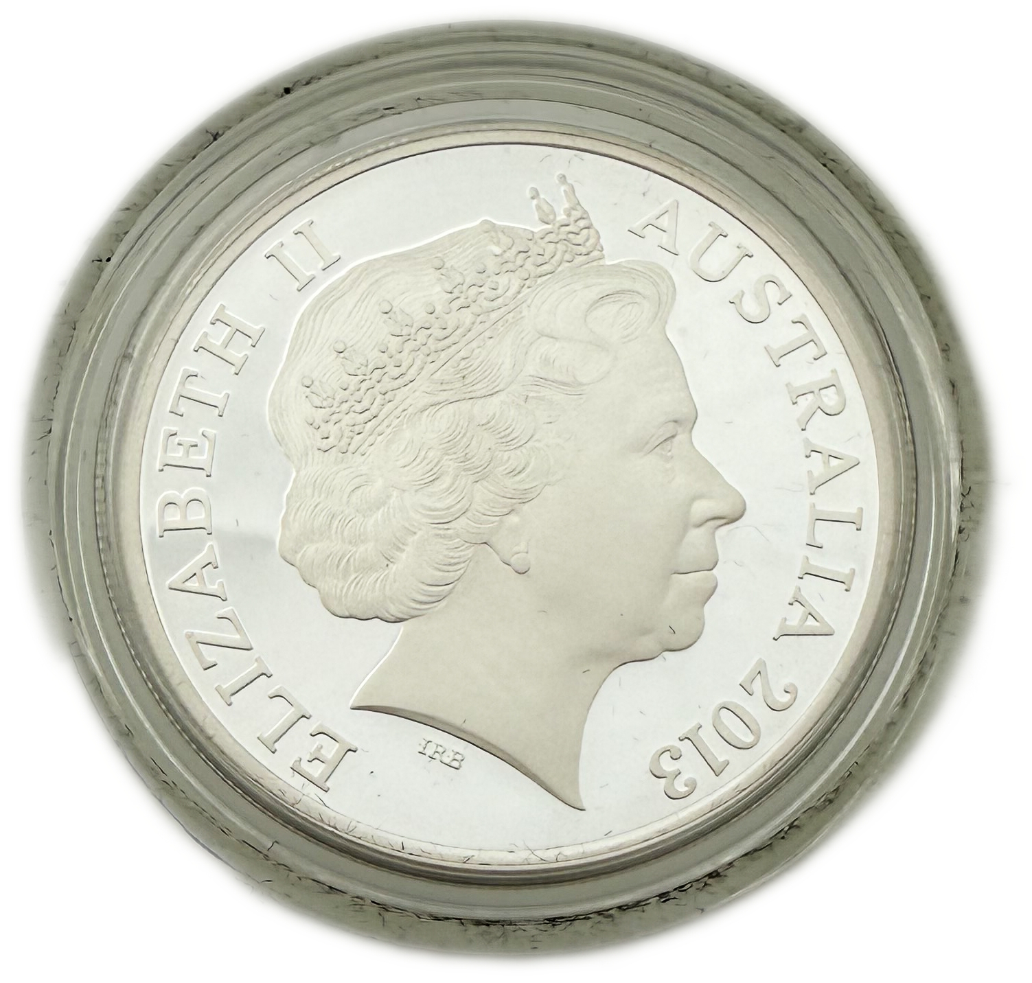 Australia - 1 Dollar 2013 - Elizabeth II 4th Portrait - Saltwater Crocodile - Silver 999, 31.1g, 40.6mm - 1 1