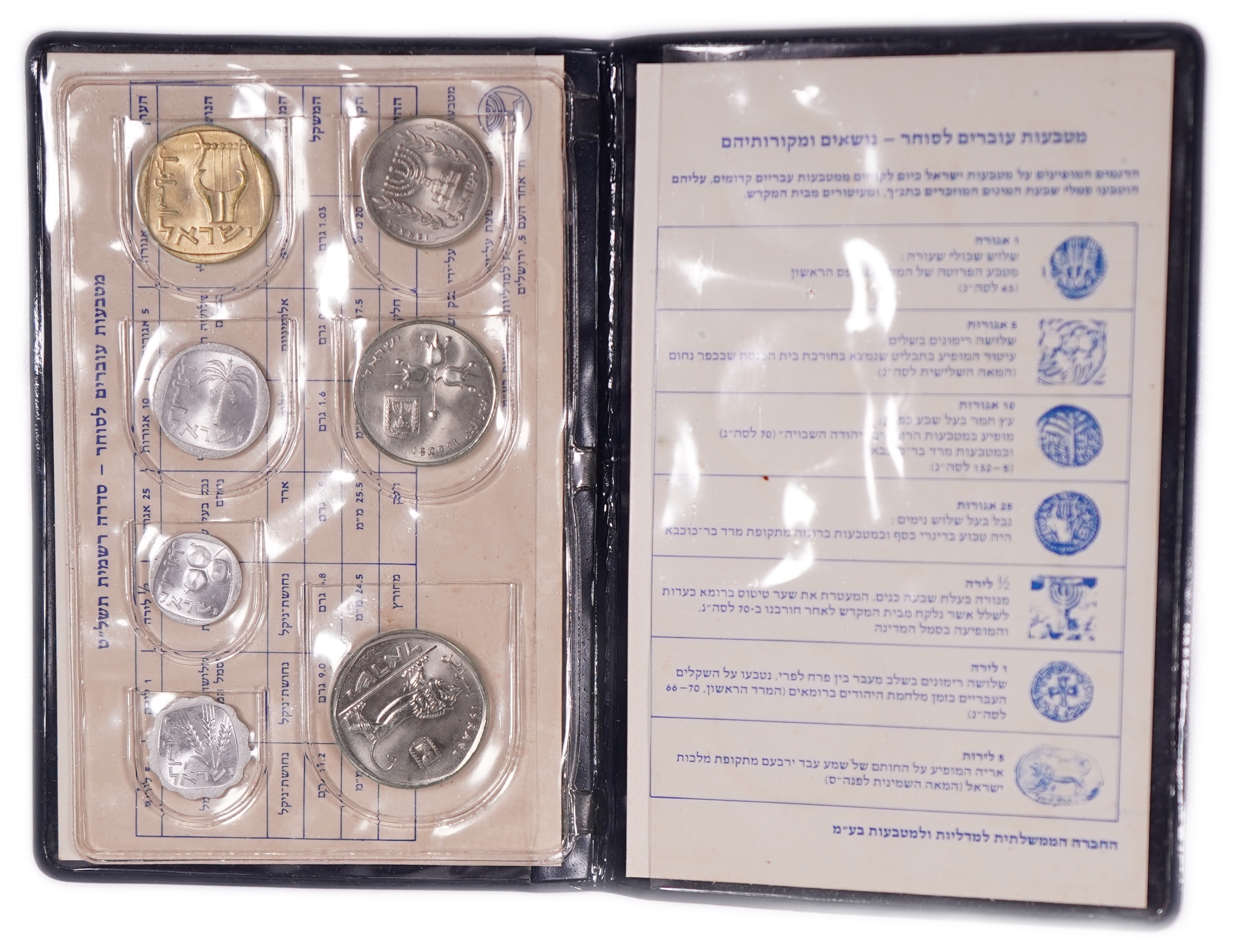 Israel - Collection of 9 sets from the period of the pound and the shekel. From the years: 1974, 1975, 1976, 1978 ... - 1 10