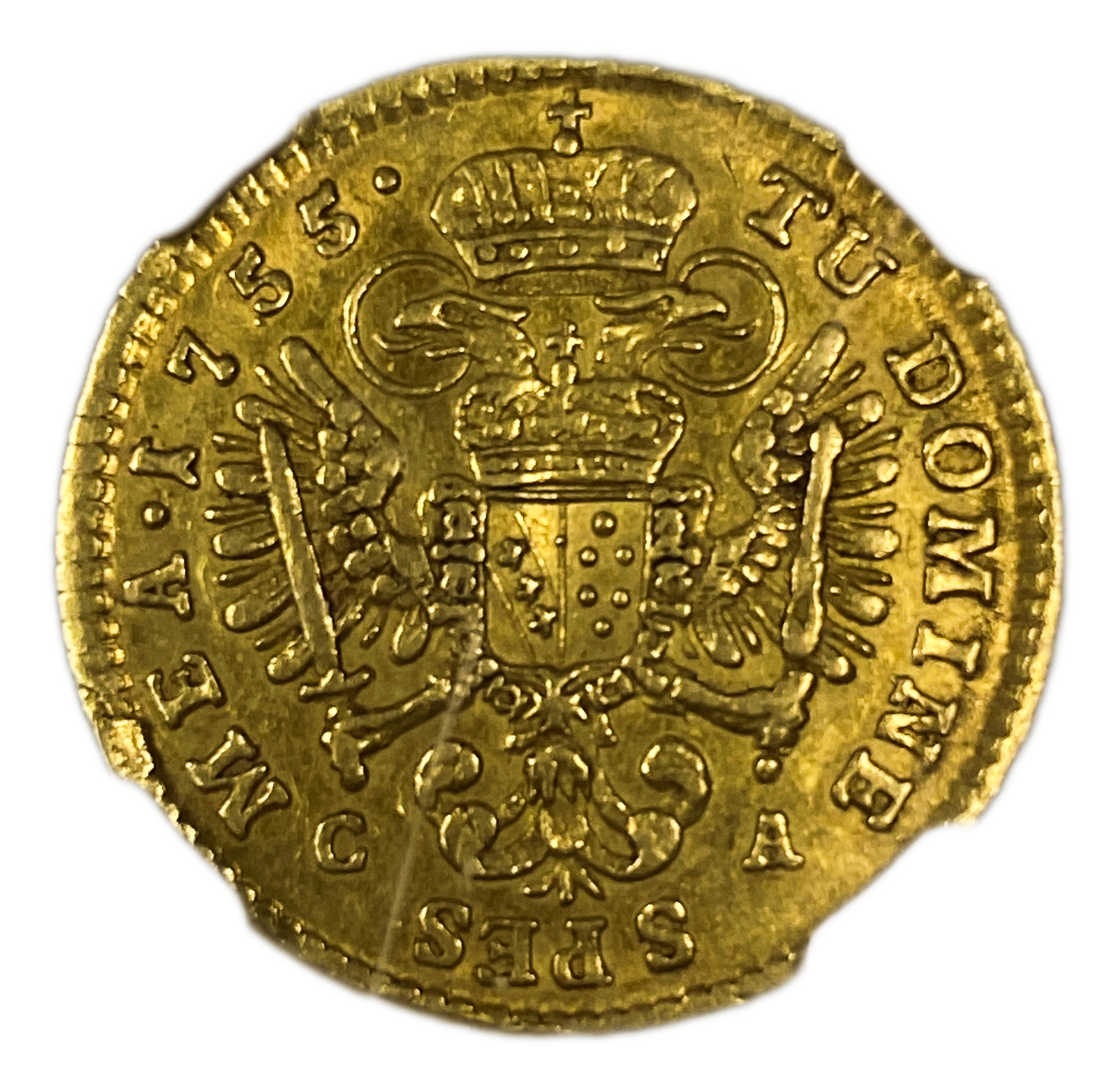 Austria - 1 Ducat 1755 CA - Franciscus I Vienna - NGC AU 53 - Gold 986, 3.49g - 1 1
