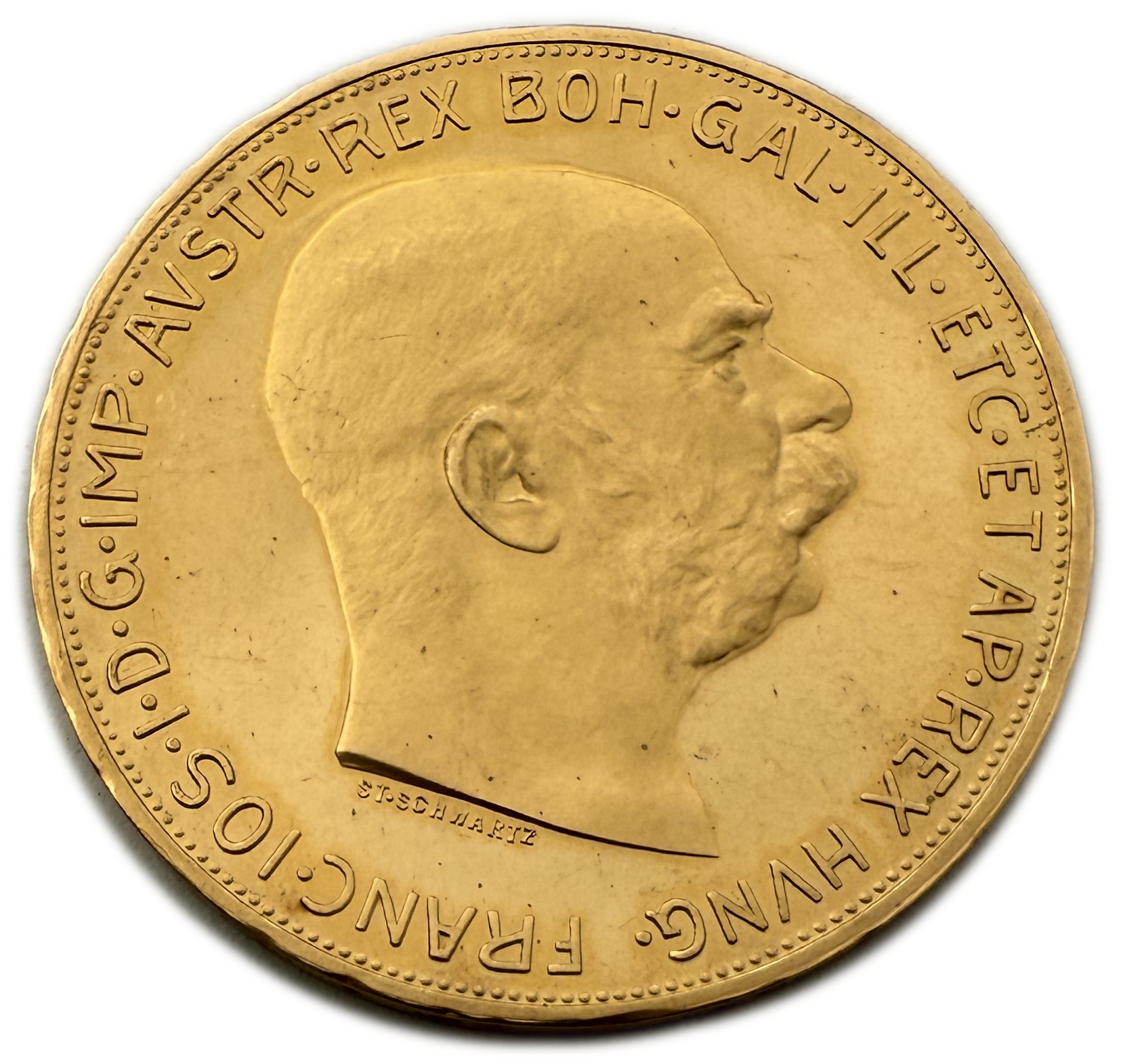 Austria – 100 Corona 1915 – Emperor Franz Joseph I – Gold .900, 33.87g - 1 1