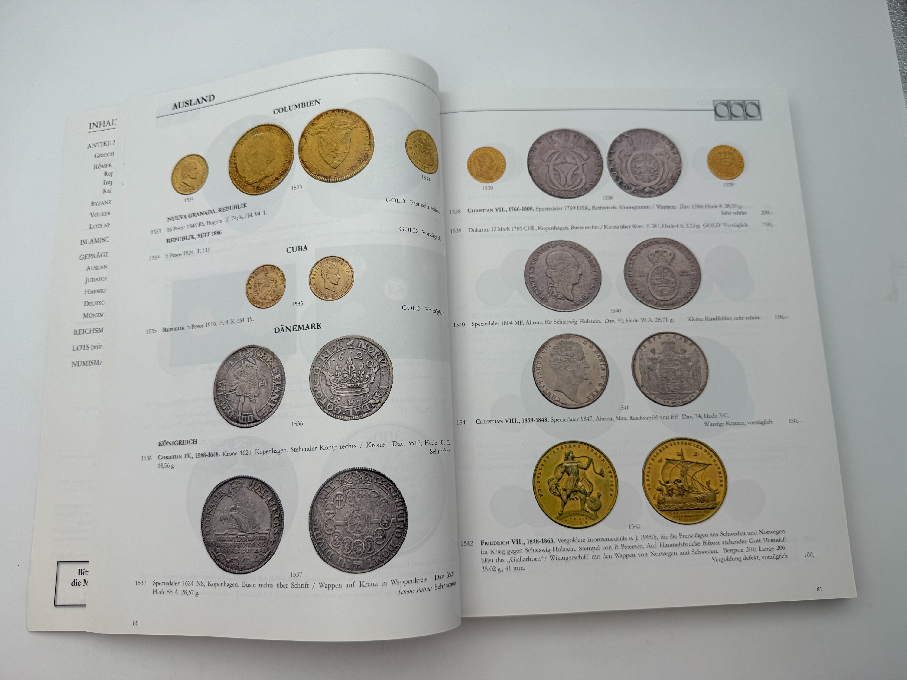 Catalogs / Numismatic Literature - A pair of auction catalogs from Germany which, among other things, contain ... - 1 10