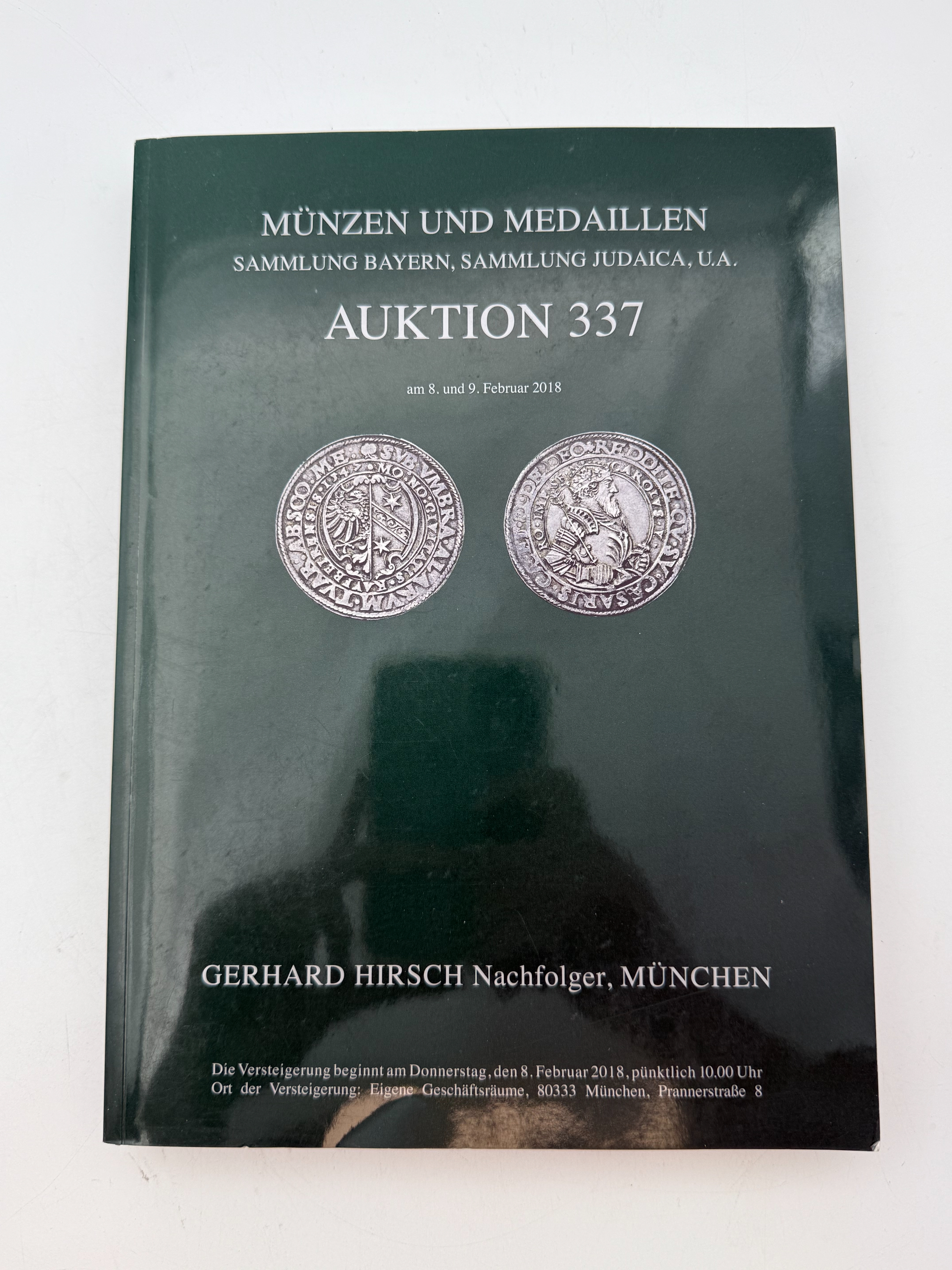 Catalogs / Numismatic Literature - A pair of auction catalogs from Germany which, among other things, contain ... - 1 1