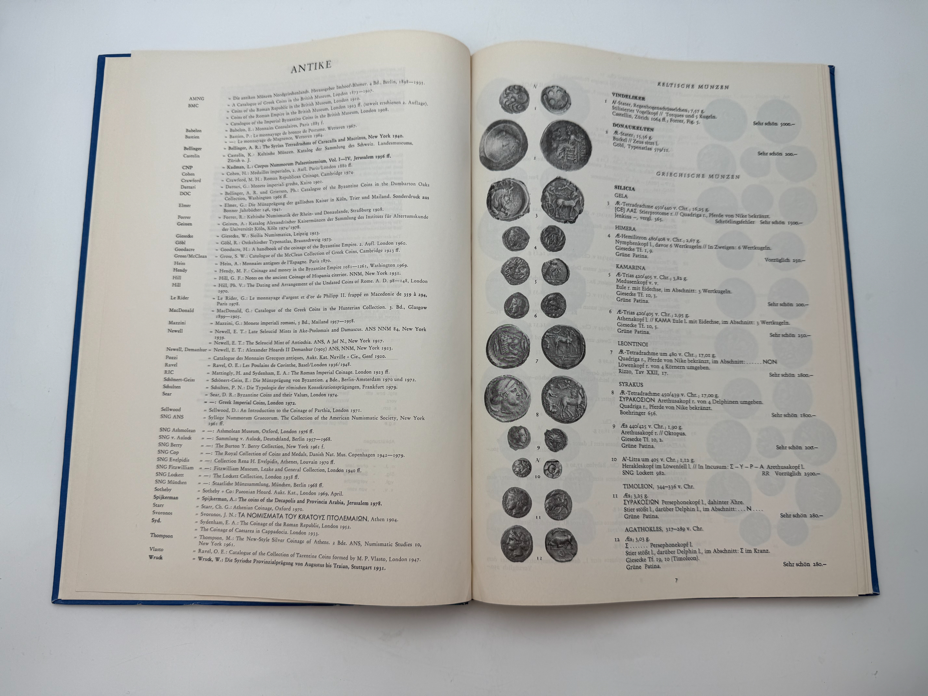 Catalogs / Numismatic Literature - A pair of auction catalogs from Germany which, among other things, contain ... - 1 7