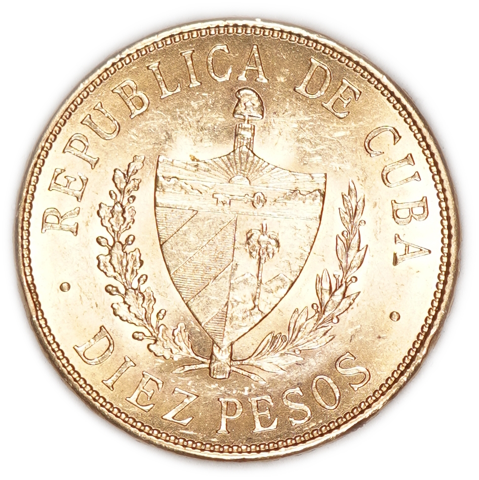 Cuba - 10 Pesos 1915 - José Martí - Gold .900, 16.72g - 1 1