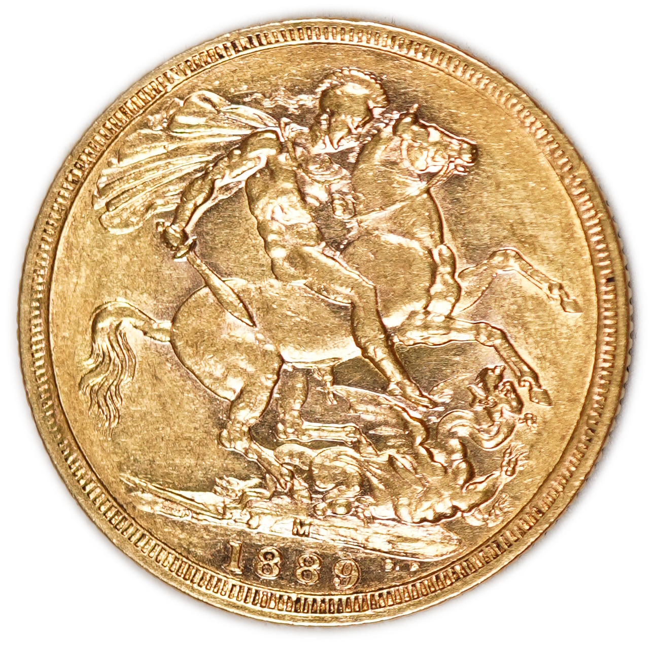 England (Great Britain) – Australia Melbourne – 1 Sovereign 1889 M – Victoria – XF condition - Gold 917, 7.98g - 1 0