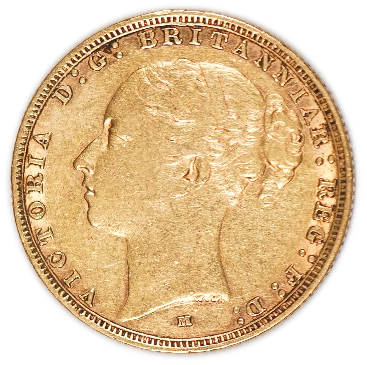 England (Great Britain) – Australia Melbourne – 1 Sovereign 1887 M – Victoria – XF condition - Gold 917, 7.98g - 1 1