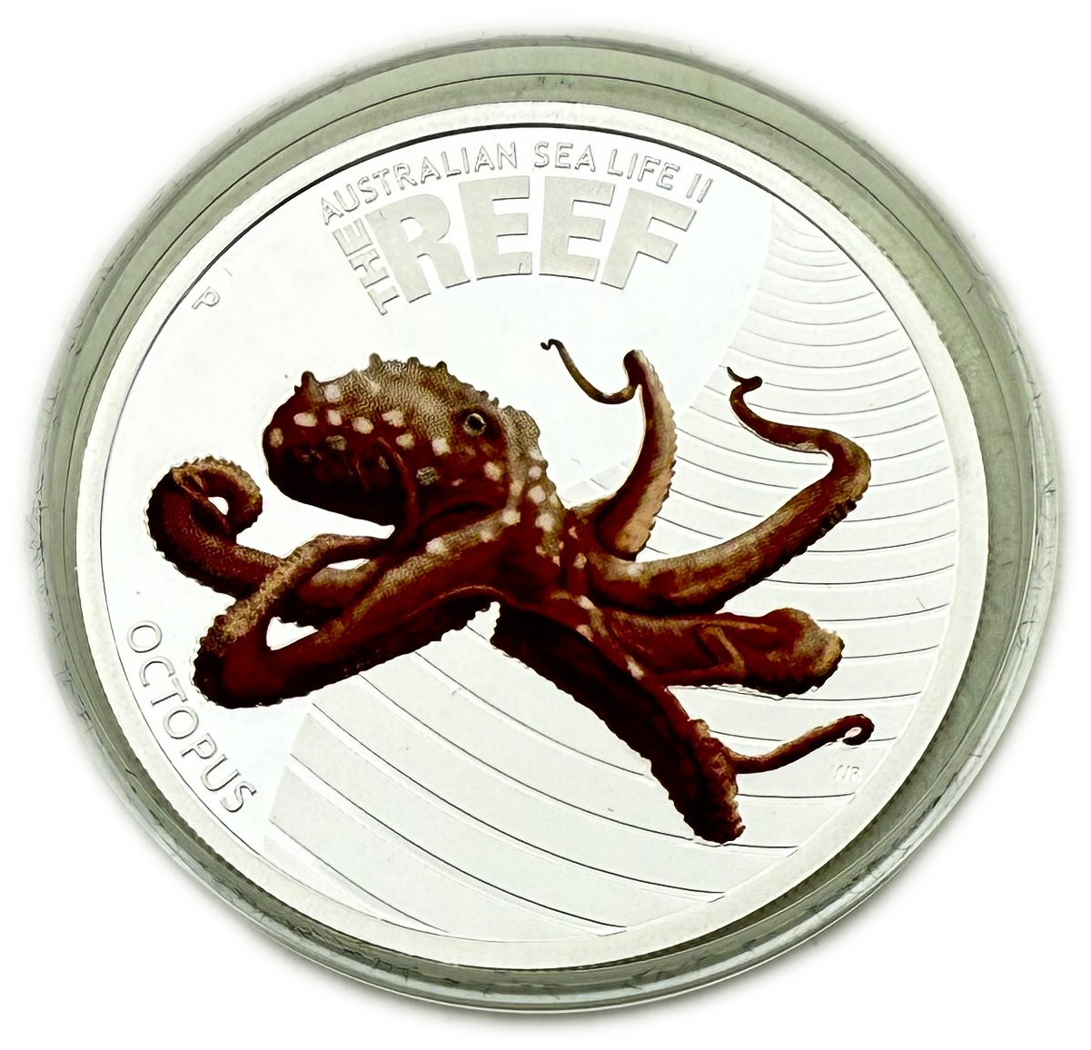 Australia - 50 Cents 2012 - Elizabeth II 4th Portrait - Octopus - Silver 999, 15.57g (0.5 OZ), 36.6mm - 1 0