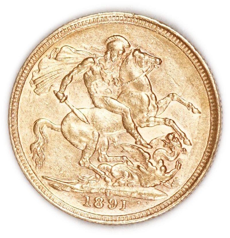 England (Great Britain) – Australia Sydney – 1 Sovereign 1891 S – Victoria – XF - Gold 917, 7.98g - 1 0