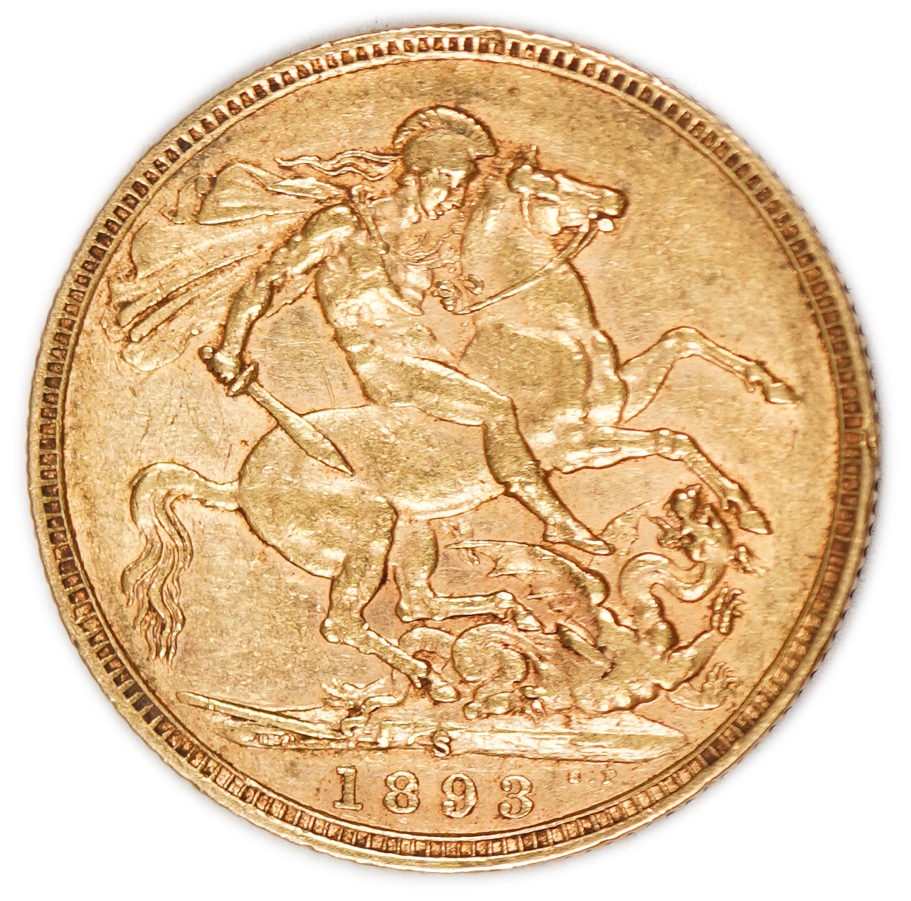 England (Great Britain) – Australia Sydney – 1 Sovereign 1893 S – Victoria – XF - Gold 917, 7.98g - 1 0