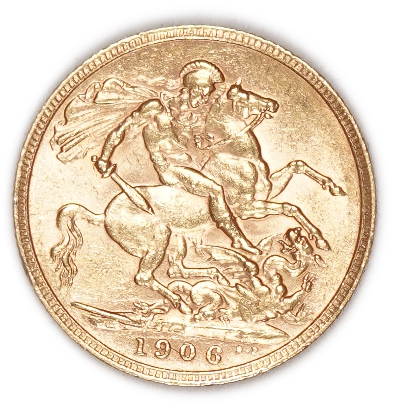 England (Great Britain) - 1 Sovereign 1906 - Edward VII - Gold 917, 7.988g - 1 0