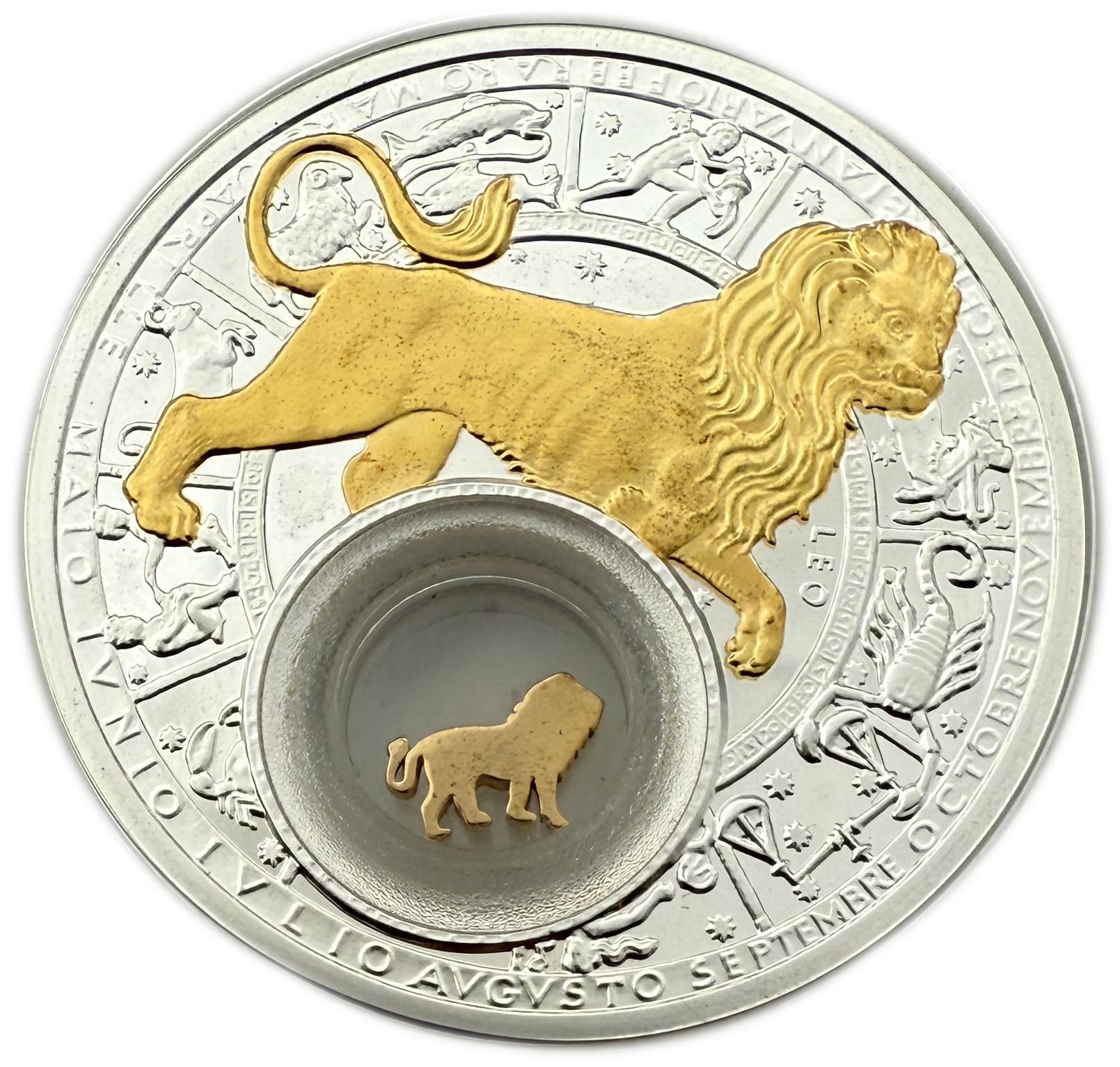 Belarus - 20 Roubles 2013 - Leo - Silver 925, 28.28g (NET 26.16g, 0.84 OZ), 41mm - 1 0