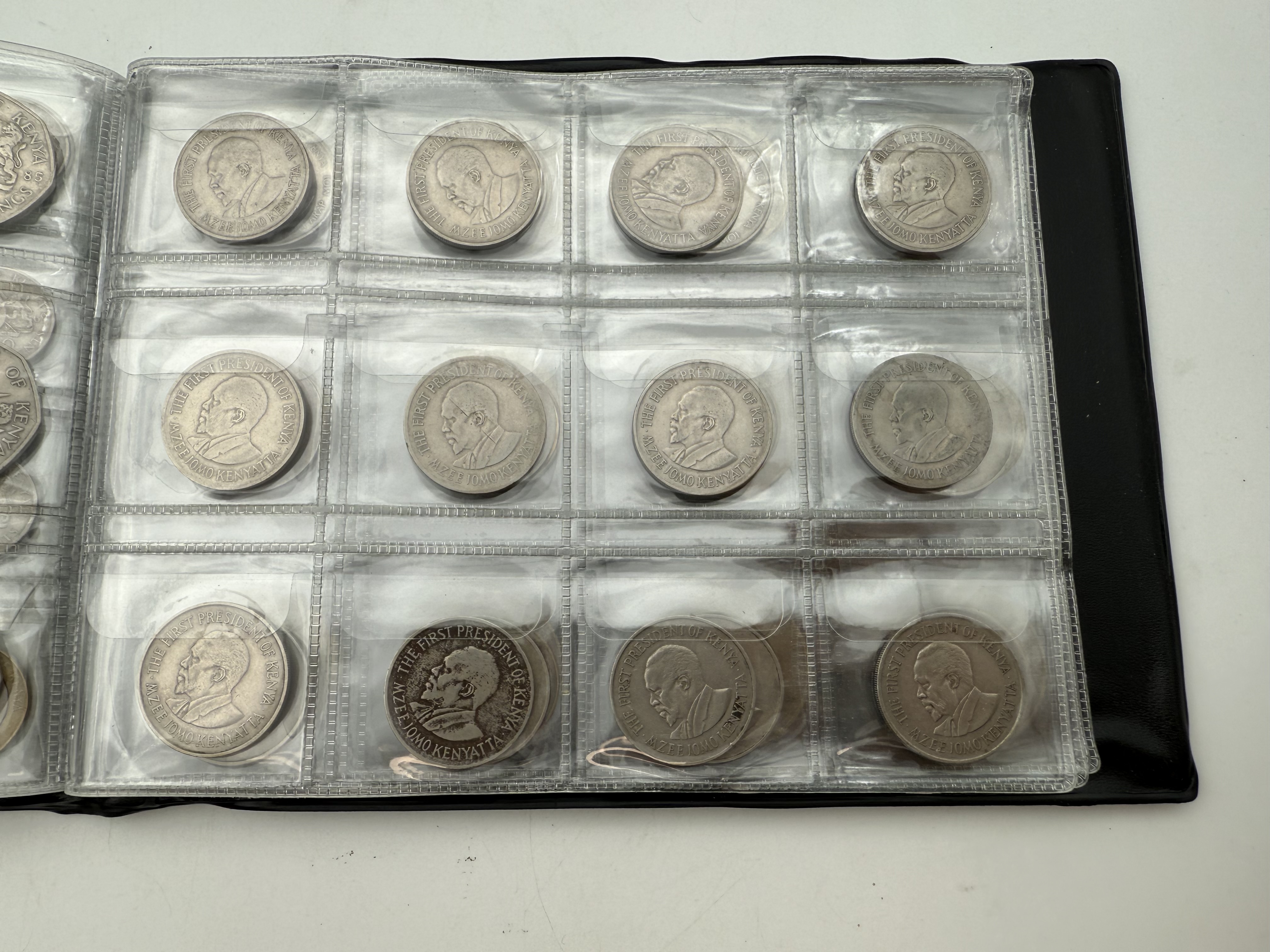 Brazil / Kenya - a collection of several hundred coins arranged in a special coin album, various conditions and years - 1 15