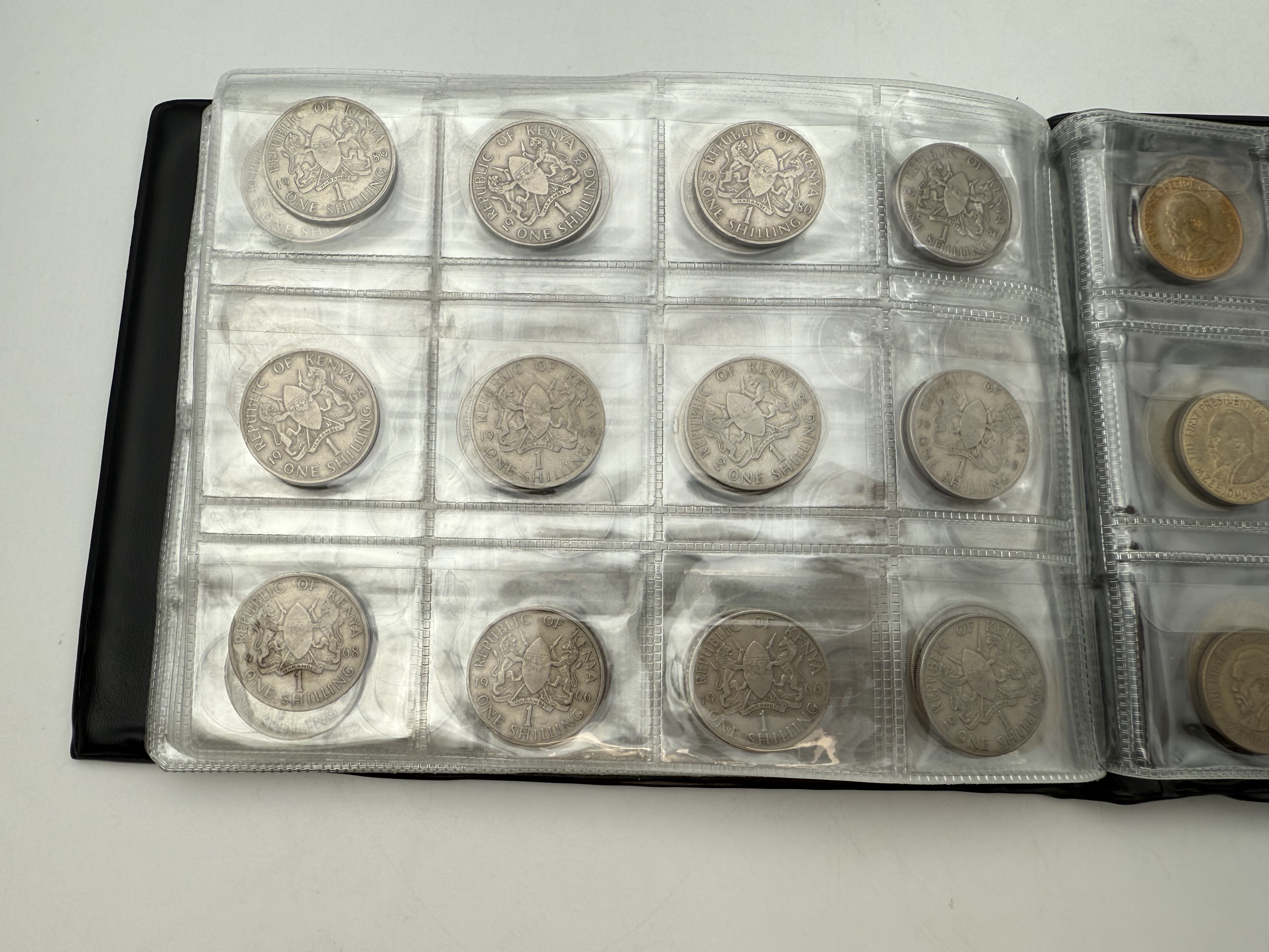 Brazil / Kenya - a collection of several hundred coins arranged in a special coin album, various conditions and years - 1 20