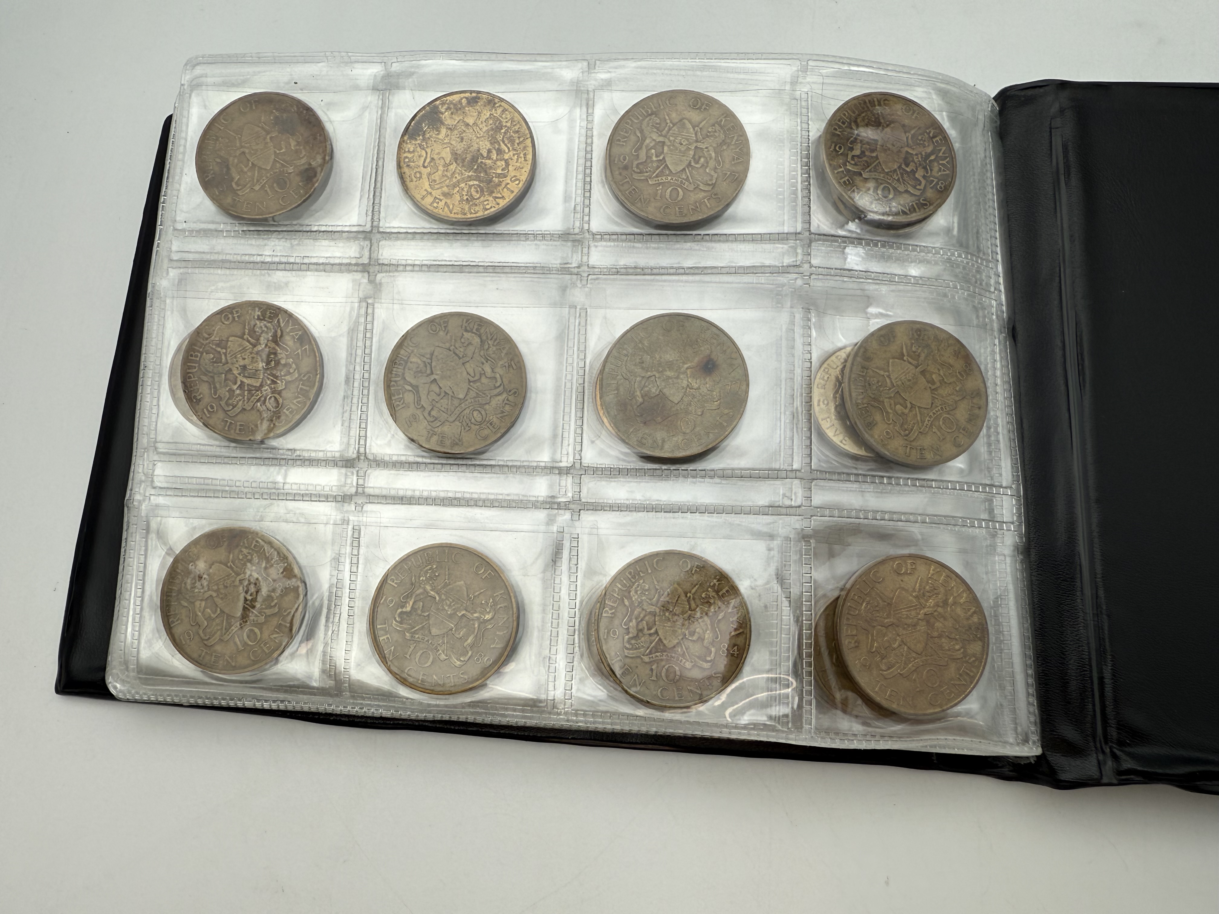 Brazil / Kenya - a collection of several hundred coins arranged in a special coin album, various conditions and years - 1 24