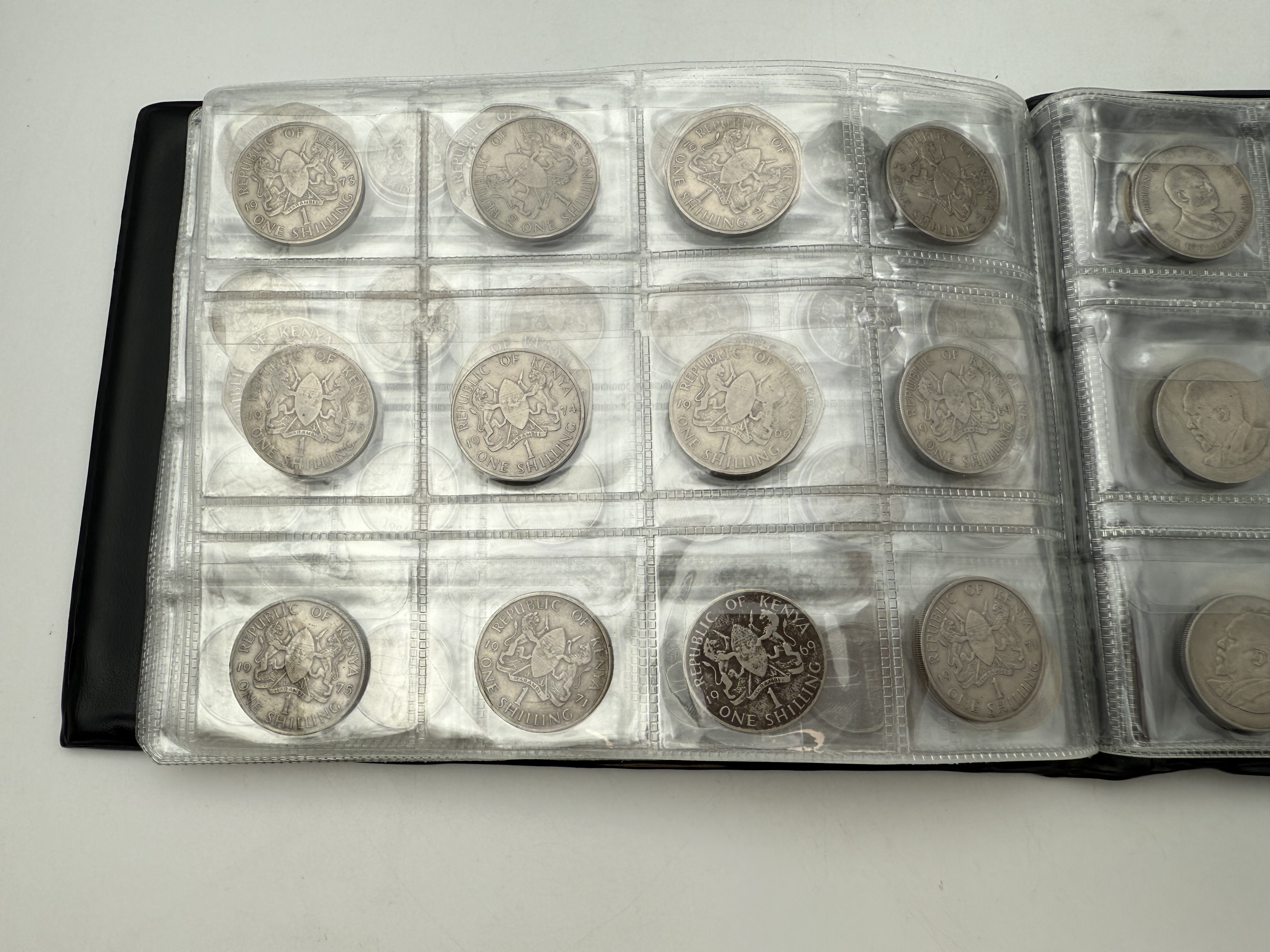 Brazil / Kenya - a collection of several hundred coins arranged in a special coin album, various conditions and years - 1 18