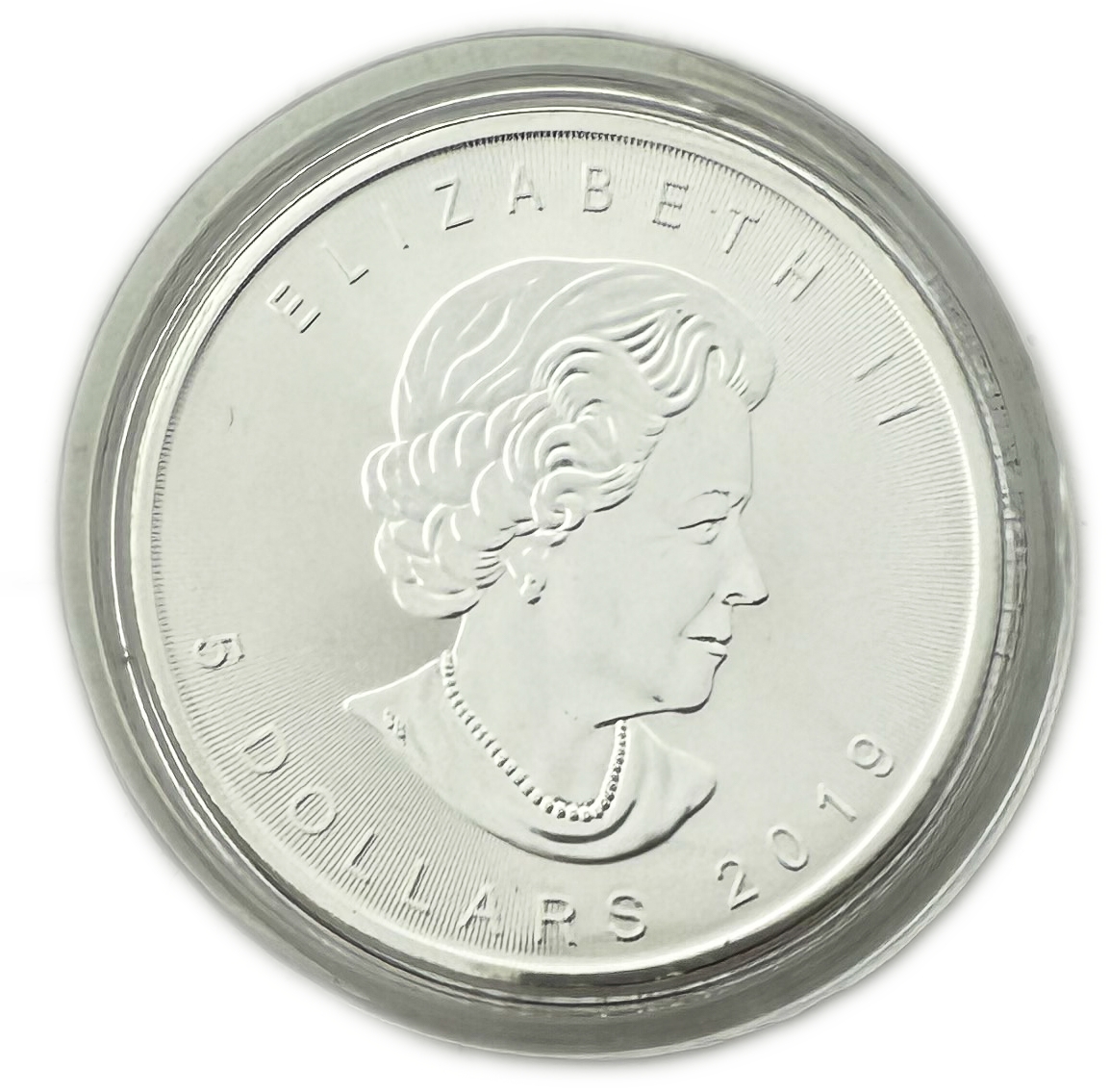Canada - 5 Dollars 2019 - Maple Leaf - Happy New Year - Silver 999, 31.1g (1 OZ), 38mm - 1 1