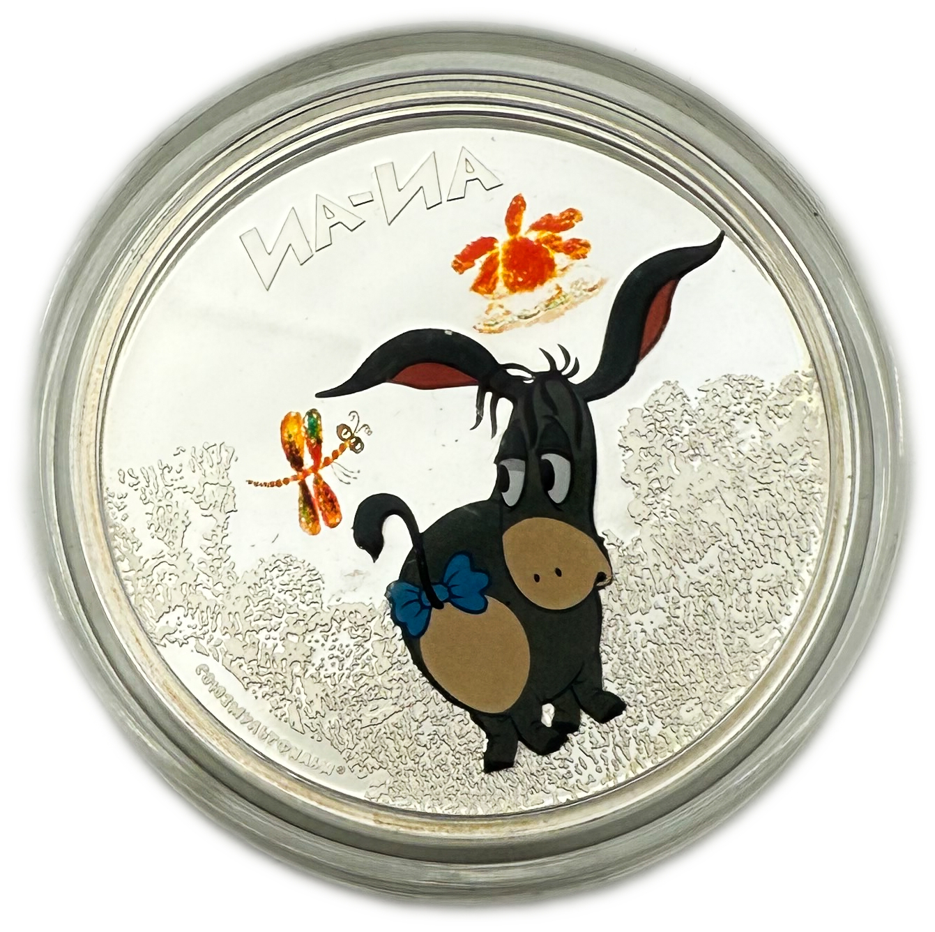 Cook Islands - 5 Dollar 2011 - 'Winnie-the-Pooh Ia-Ia' - Silver 999, 31.1g, 29mm - 1 0
