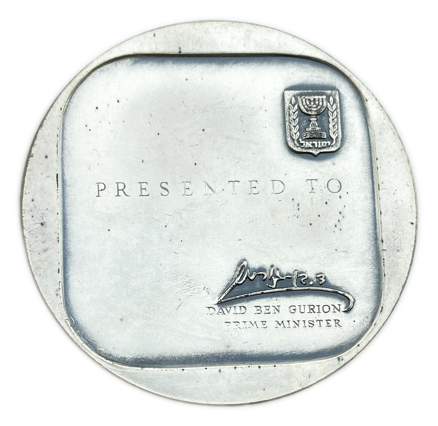 Israel - Medal "Through the Star of Jacob" - Mintage 130 unites - 935 silver, 117.7 g, 59 mm.
... - 1 1