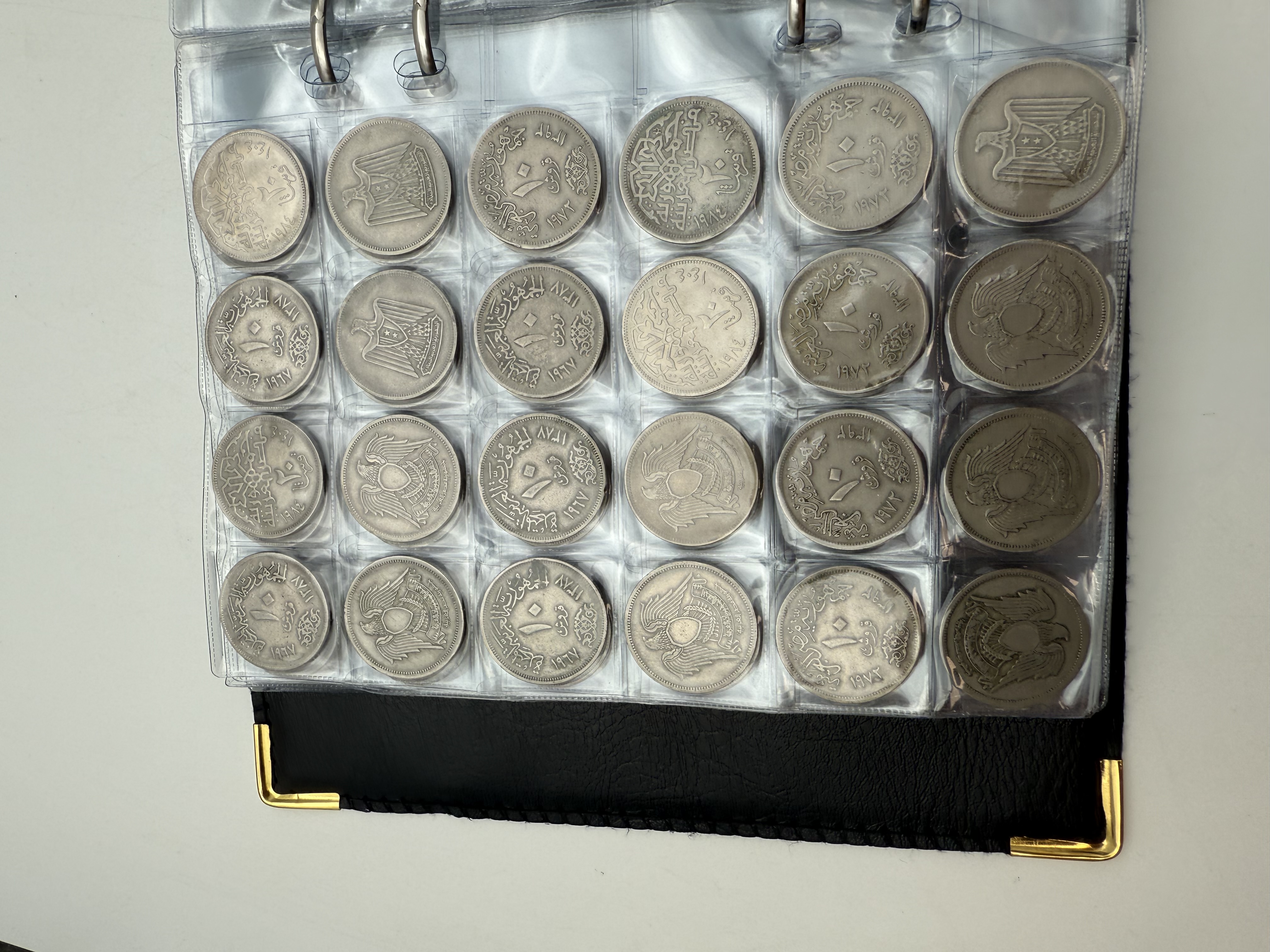 Egypt / Jordan - A collection of several hundred coins arranged in a special coin album, various conditions and years - 1 13