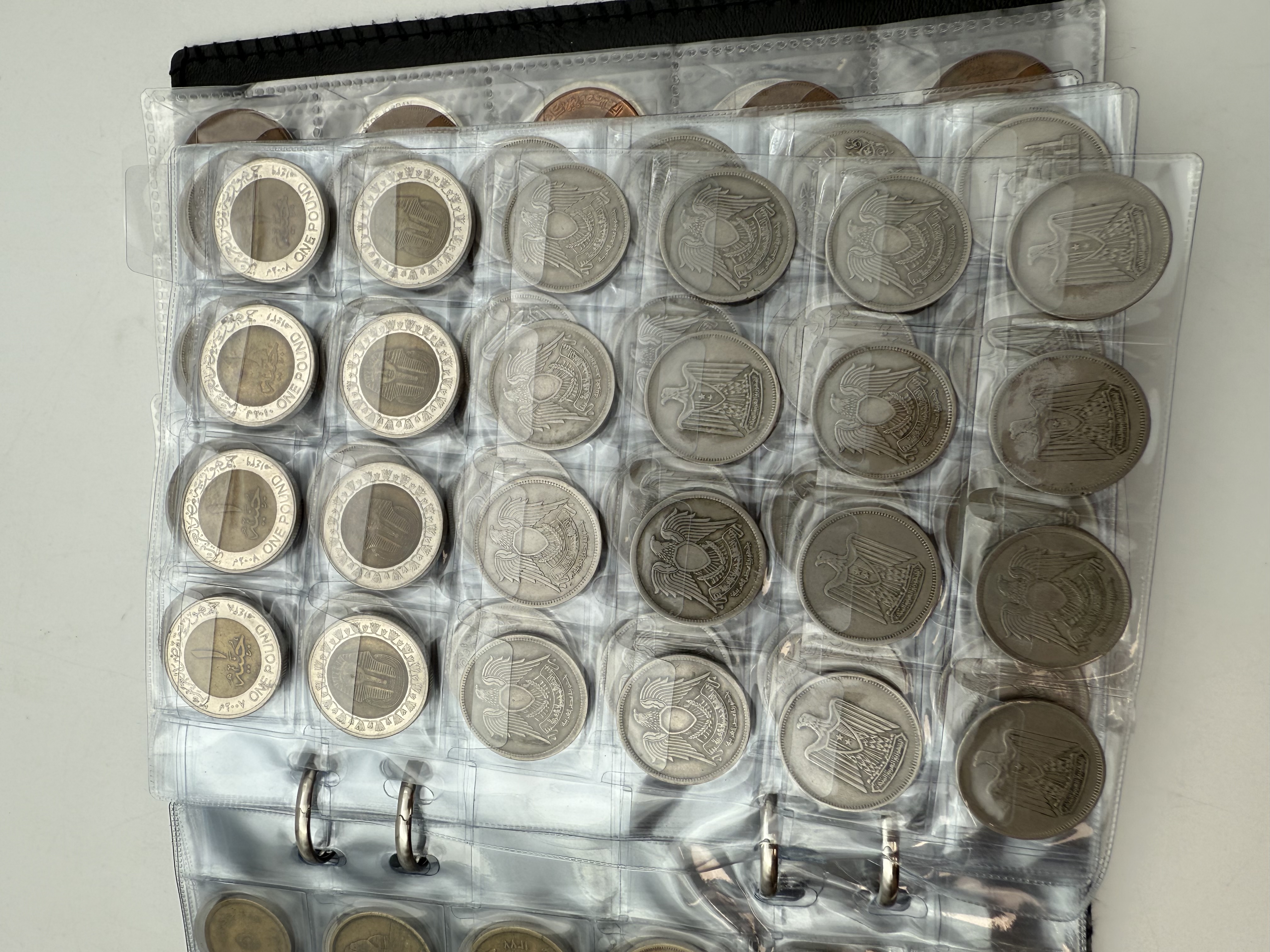 Egypt / Jordan - A collection of several hundred coins arranged in a special coin album, various conditions and years - 1 7