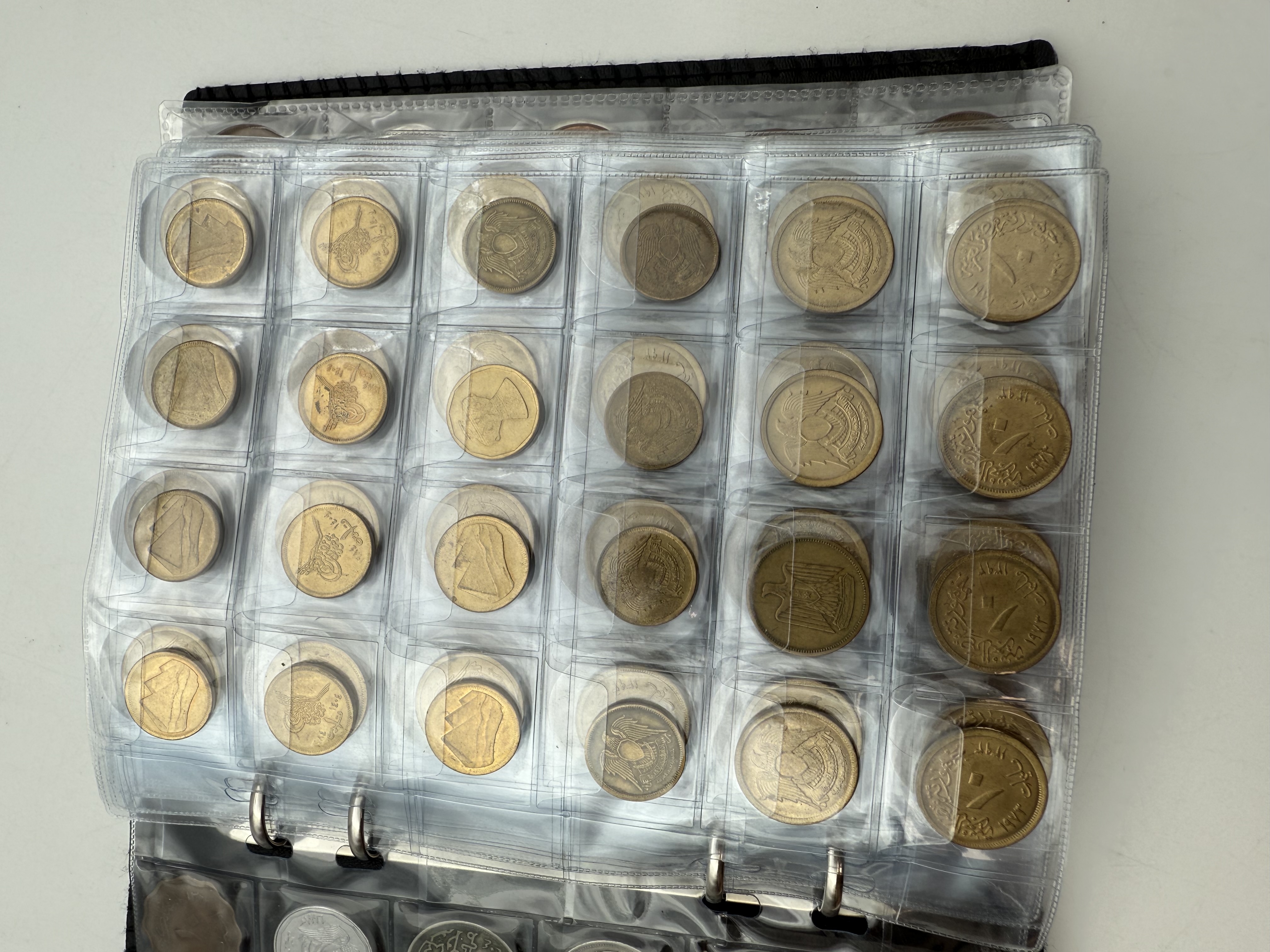 Egypt / Jordan - A collection of several hundred coins arranged in a special coin album, various conditions and years - 1 33
