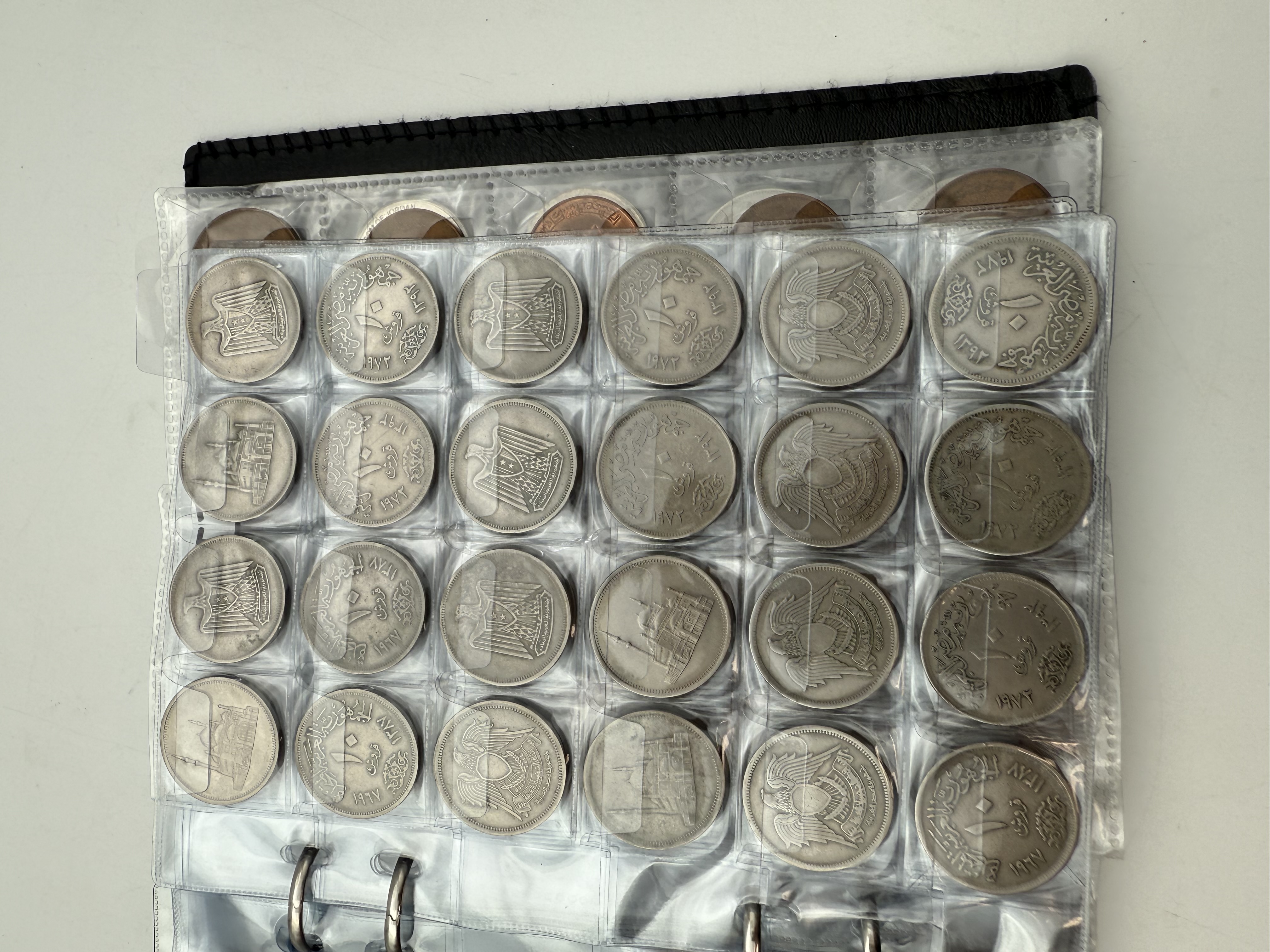 Egypt / Jordan - A collection of several hundred coins arranged in a special coin album, various conditions and years - 1 12