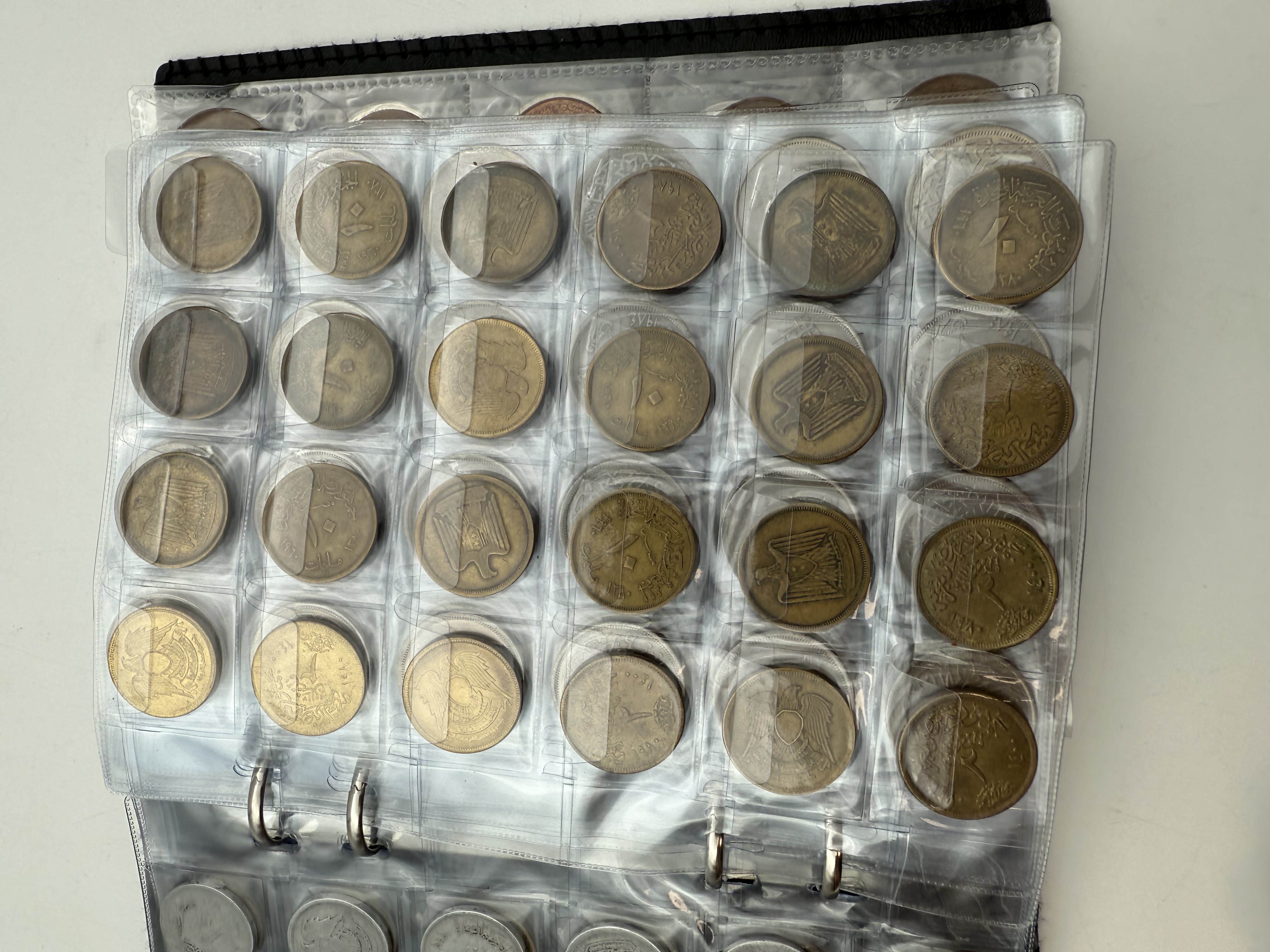 Egypt / Jordan - A collection of several hundred coins arranged in a special coin album, various conditions and years - 1 1