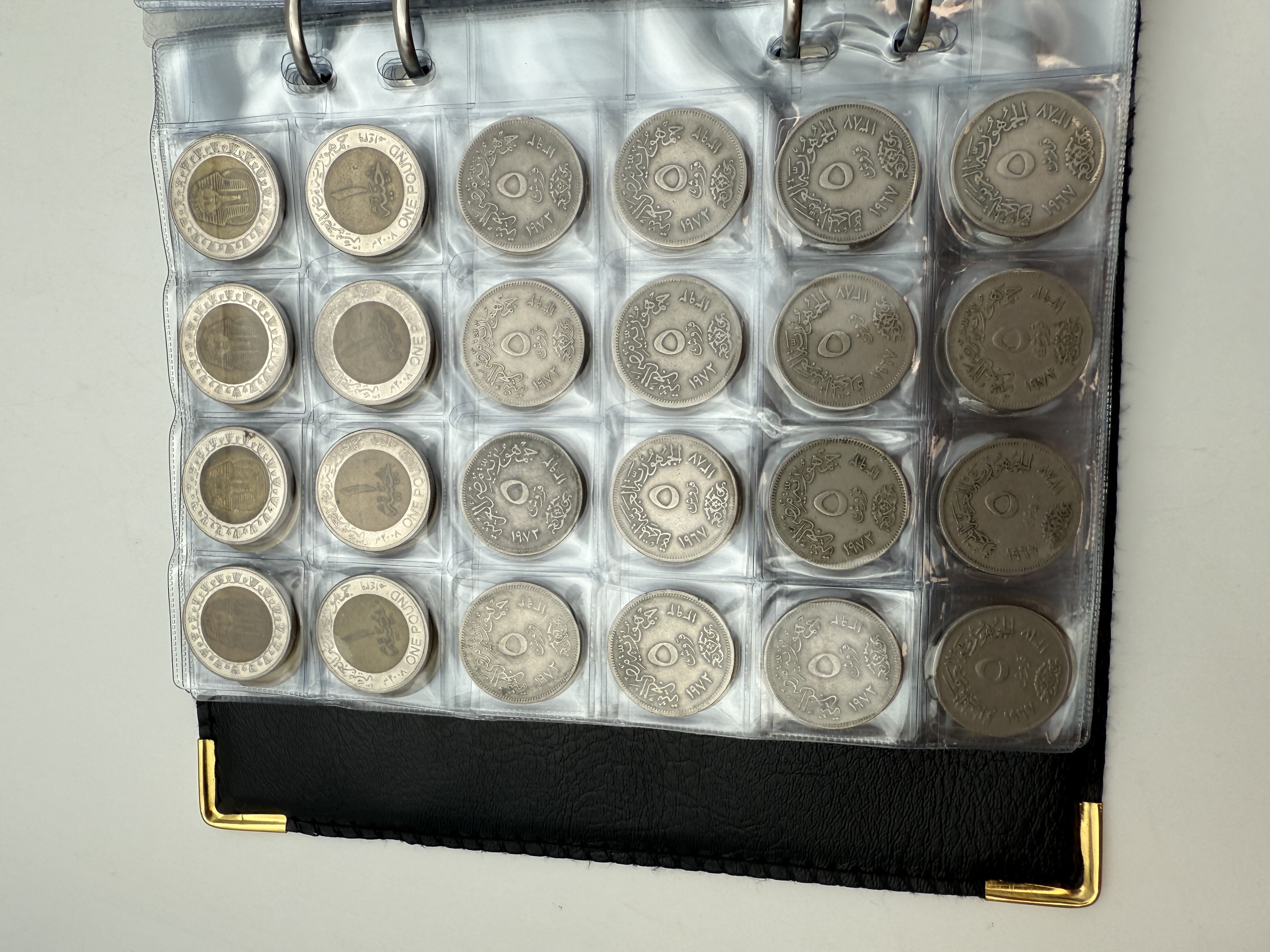 Egypt / Jordan - A collection of several hundred coins arranged in a special coin album, various conditions and years - 1 8