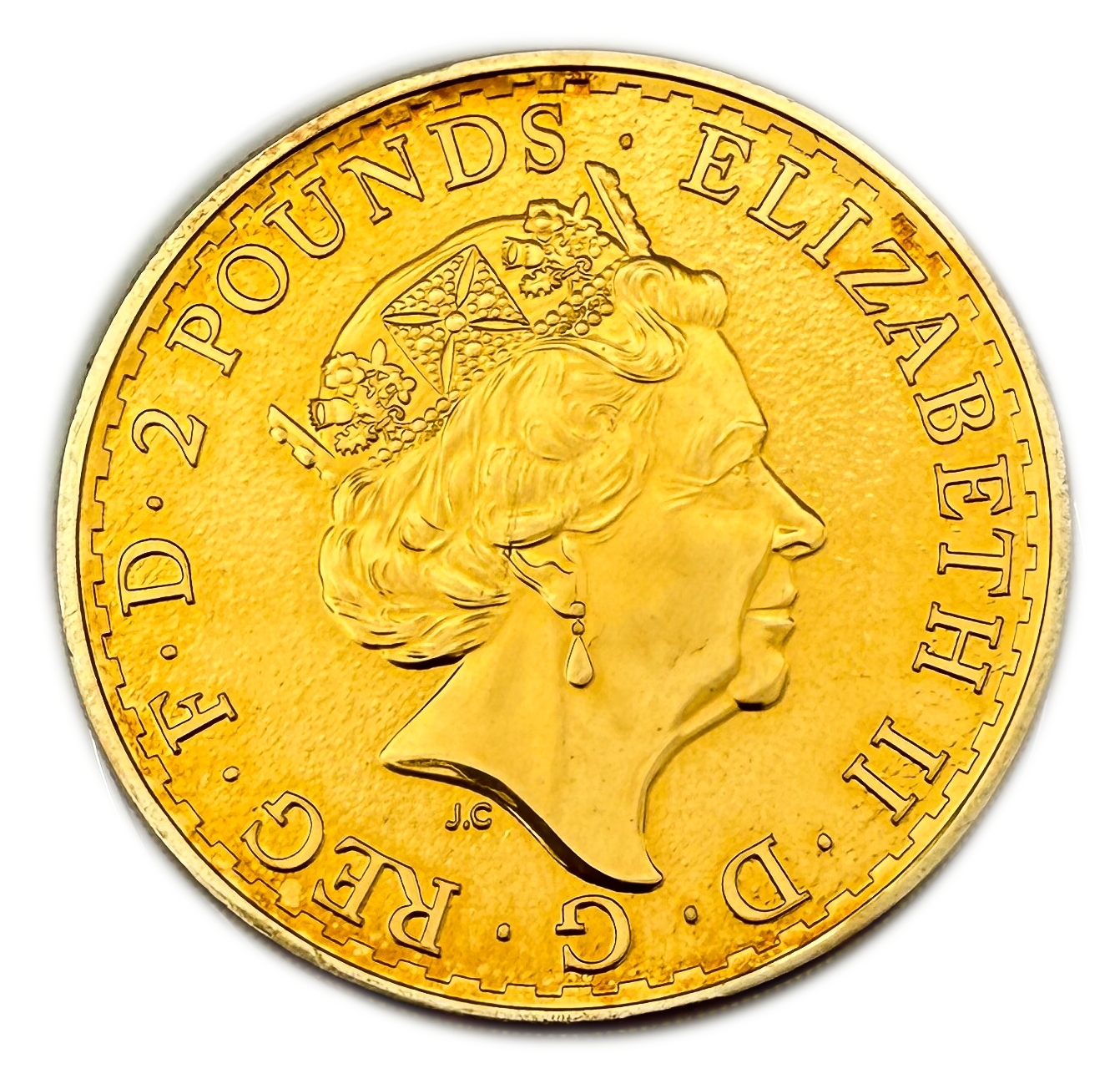 England / Great Britain - 2 Pounds 2017 - Elizabeth II 5th portrait - Silver 999, 31.2g, 38.61mm - 1 1