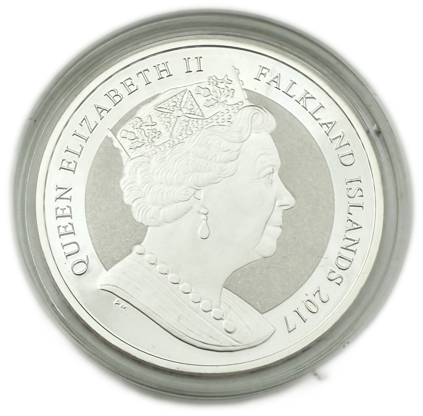 Falkland Islands - 1 Crown 2017 - Elizabeth II, Britannia - Silver 999, 31.1g, 38.6mm - 1 1