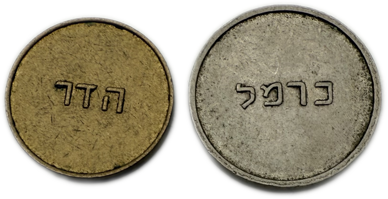 Israel / Palestine - Collection of 17 tokens, including Kofer Hayeshuv tokens and telephone tokens from various years - 1 5