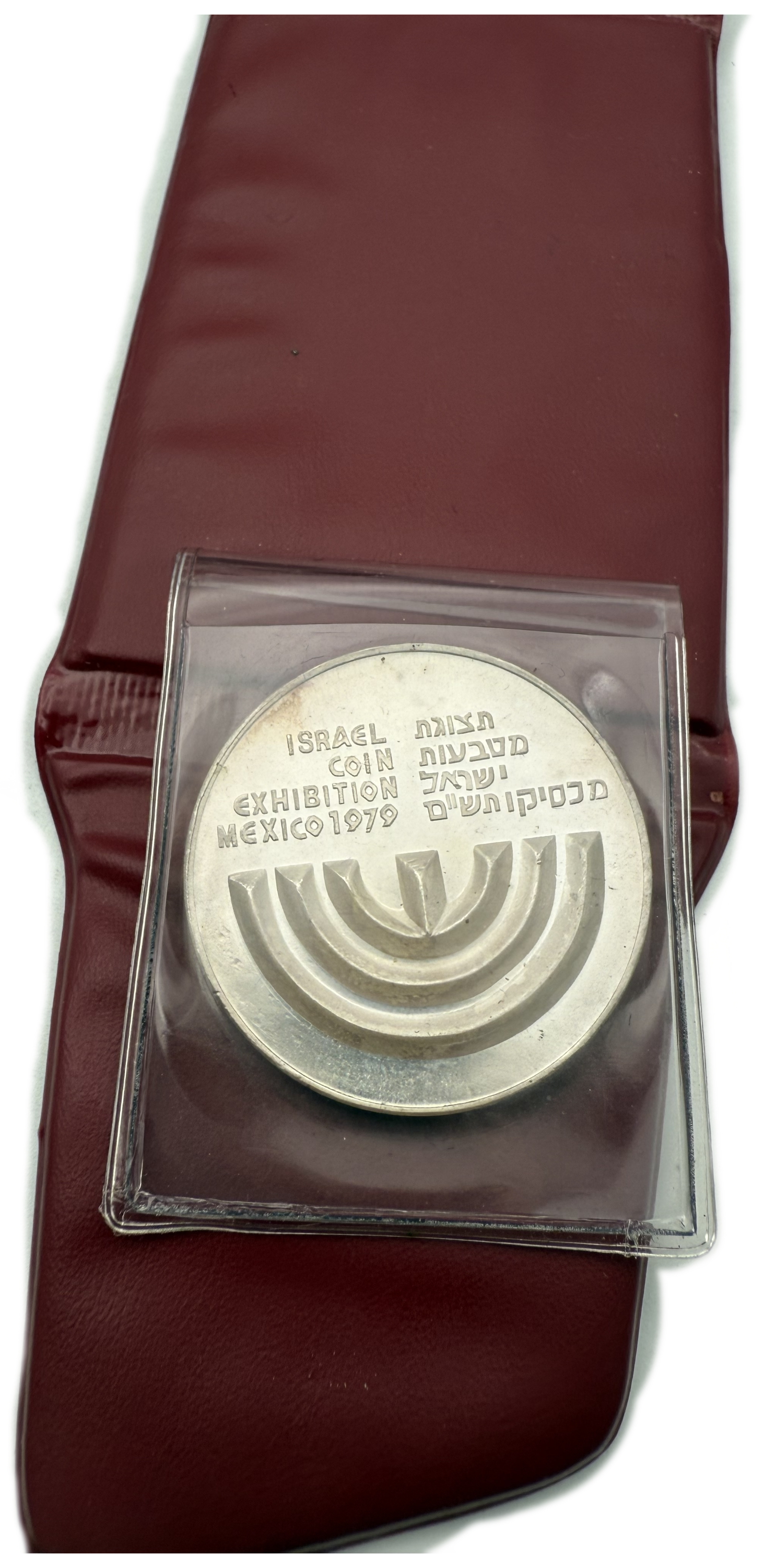 Israel - Israel - Mexico Medal 1979 - 925 Silver, 33.6g (net 31.08g, 0.999 oz), 40mm - 1 3